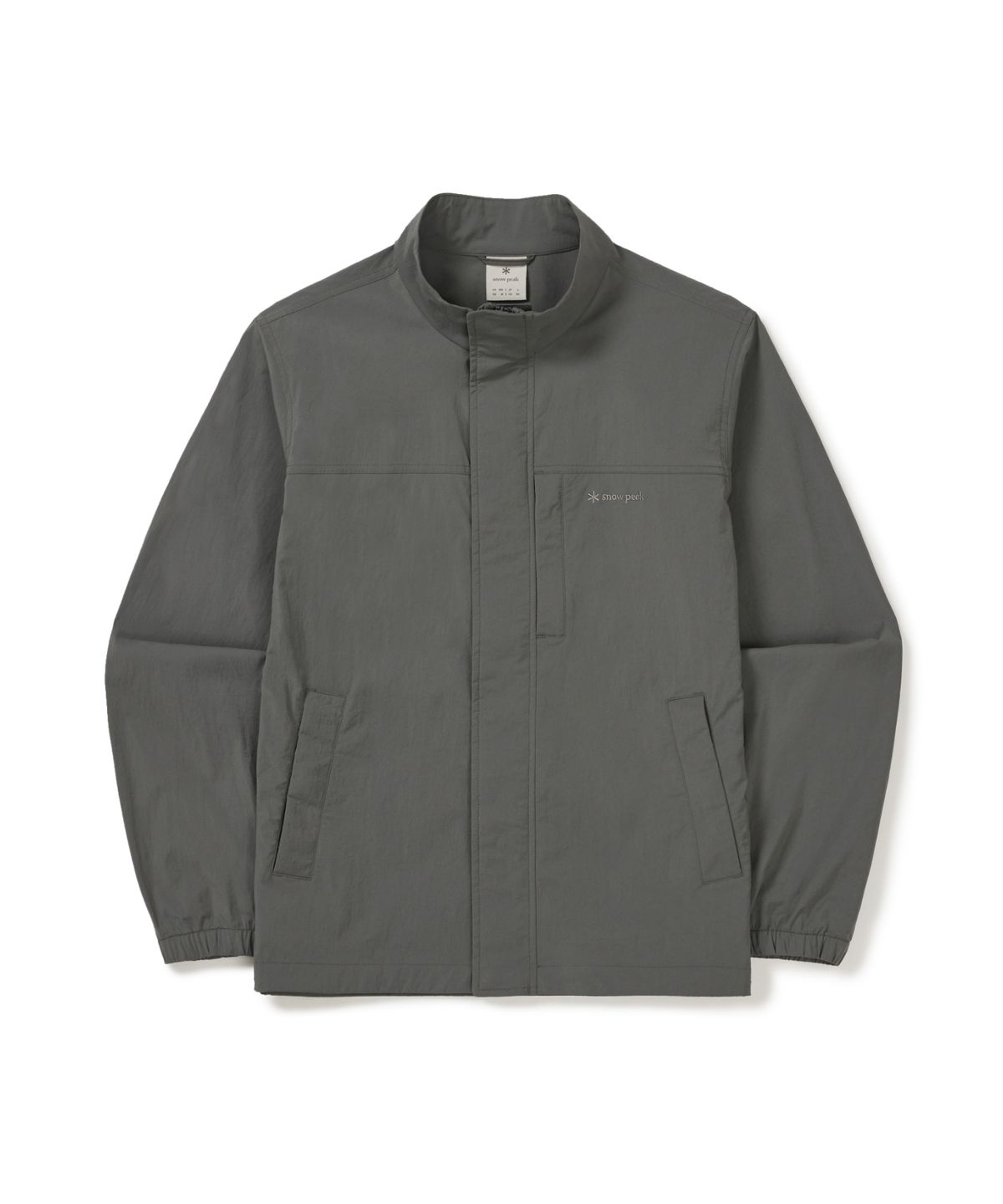 스노우피크 어패럴(SNOWPEAK APPAREL) 루트 스탠드넥 바람막이 (S26MMRWB64) Dark Gray