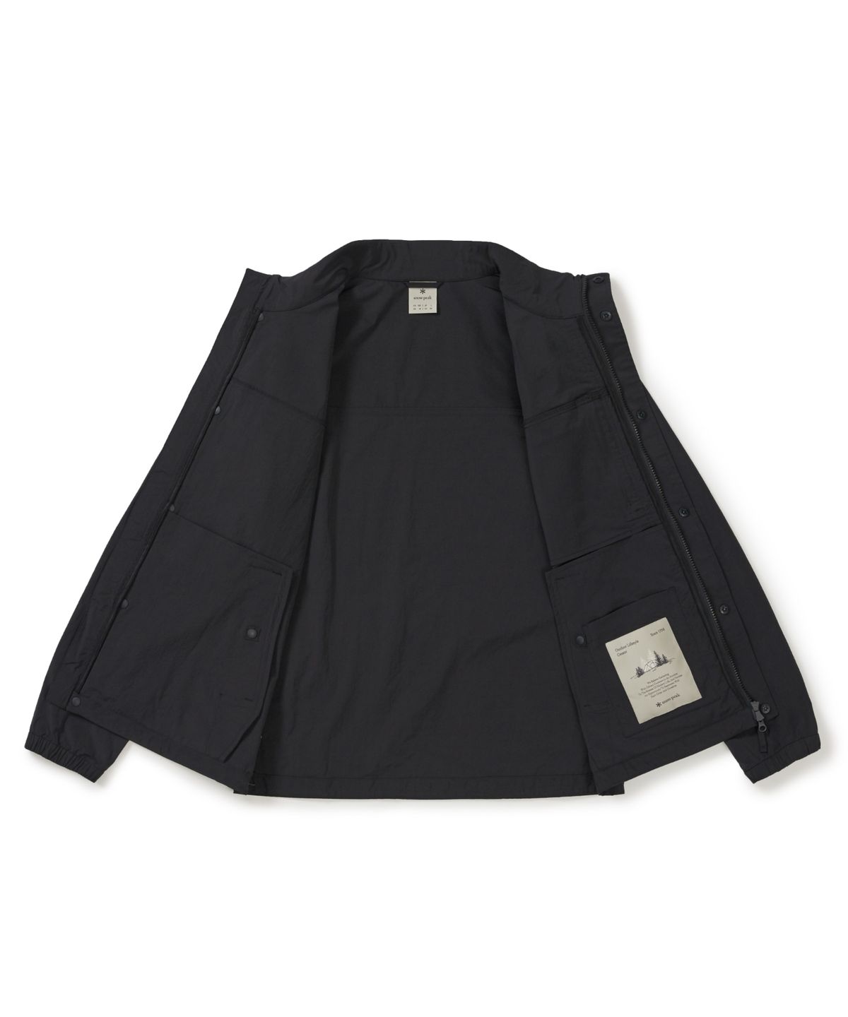 스노우피크 어패럴(SNOWPEAK APPAREL) 루트 스탠드넥 바람막이 (S26MMRWB64) Dark Charcoal
