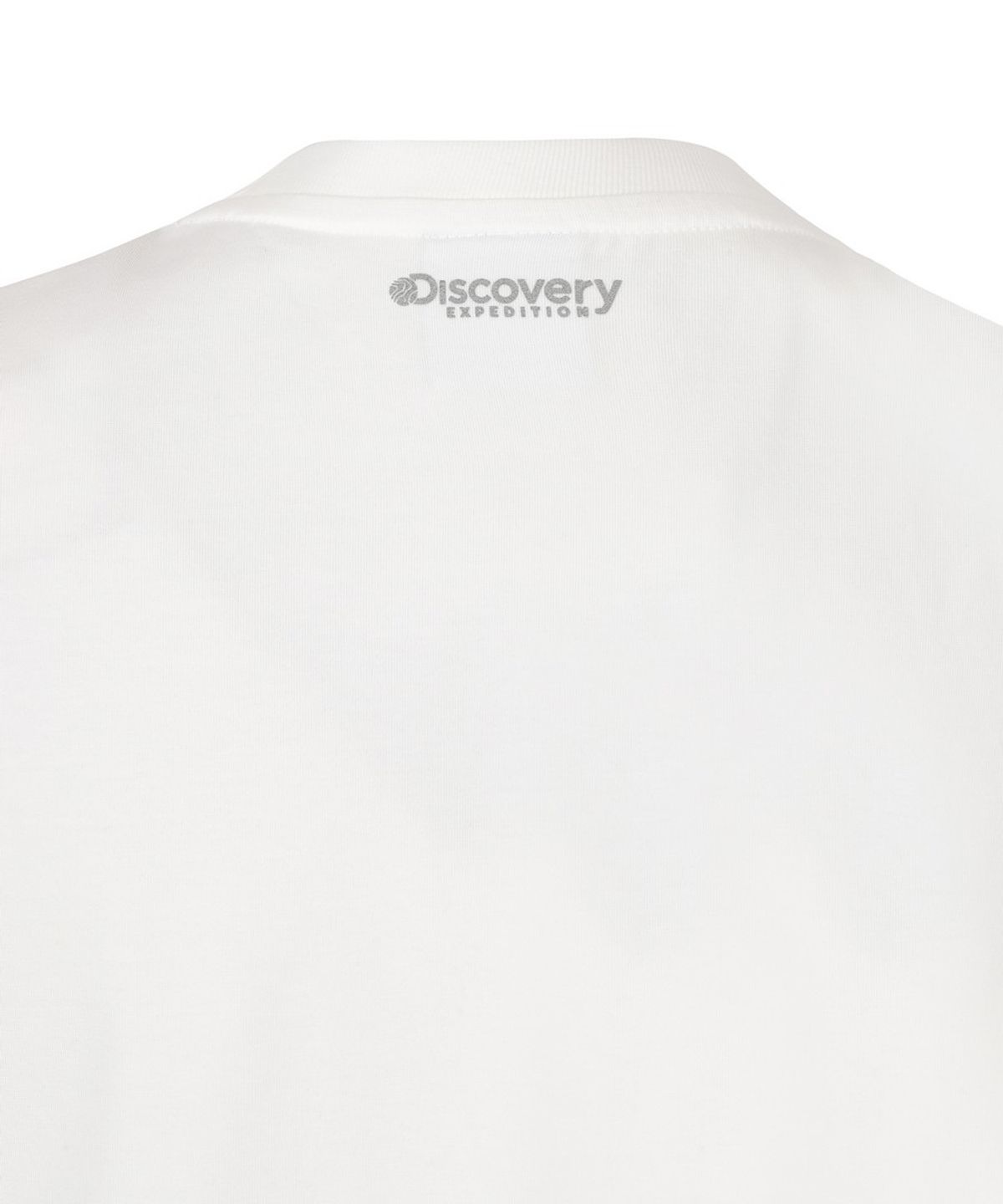디스커버리 익스페디션(DISCOVERY EXPEDITION) 여성 프레시벤트 자수로고 세미크롭 반팔티셔츠 (WHITE)