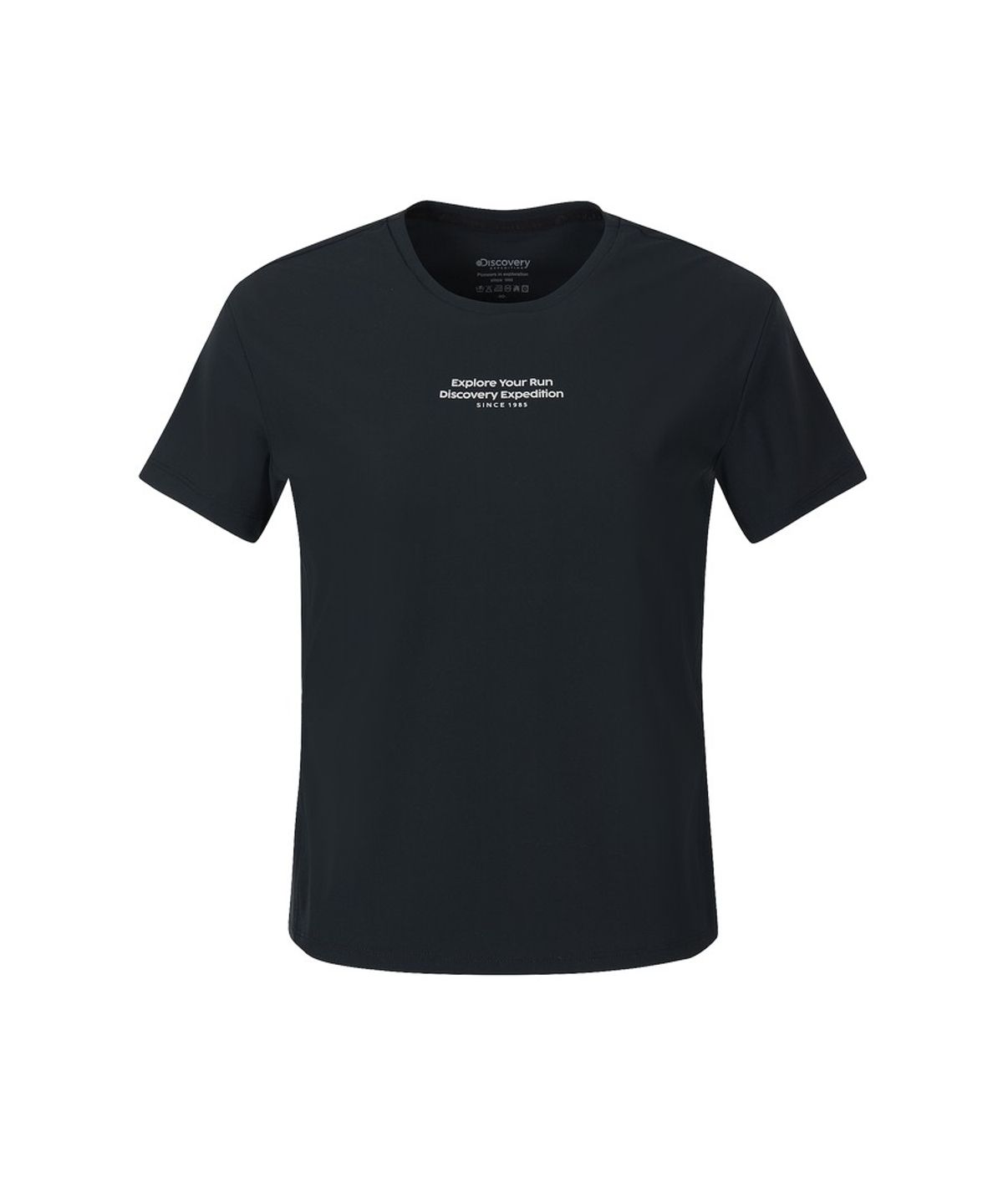 디스커버리 익스페디션(DISCOVERY EXPEDITION) 여성 기능성 러닝 티셔츠 (BLACK)