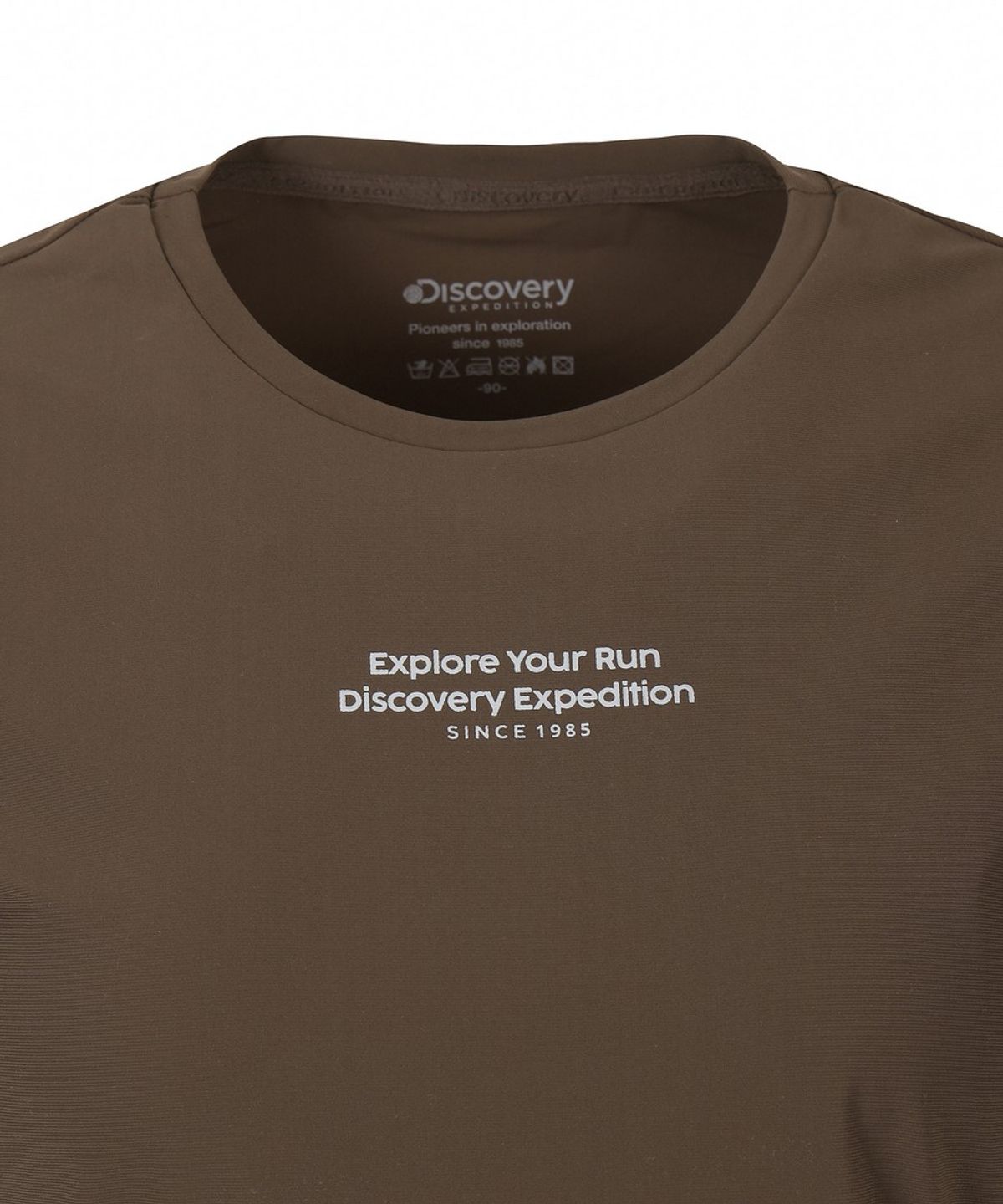 디스커버리 익스페디션(DISCOVERY EXPEDITION) 여성 기능성 러닝 티셔츠 (Brown)