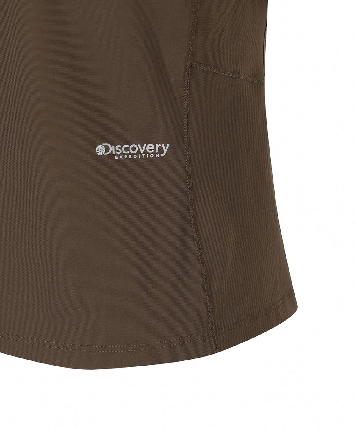 디스커버리 익스페디션(DISCOVERY EXPEDITION) 여성 기능성 러닝 티셔츠 (Brown)