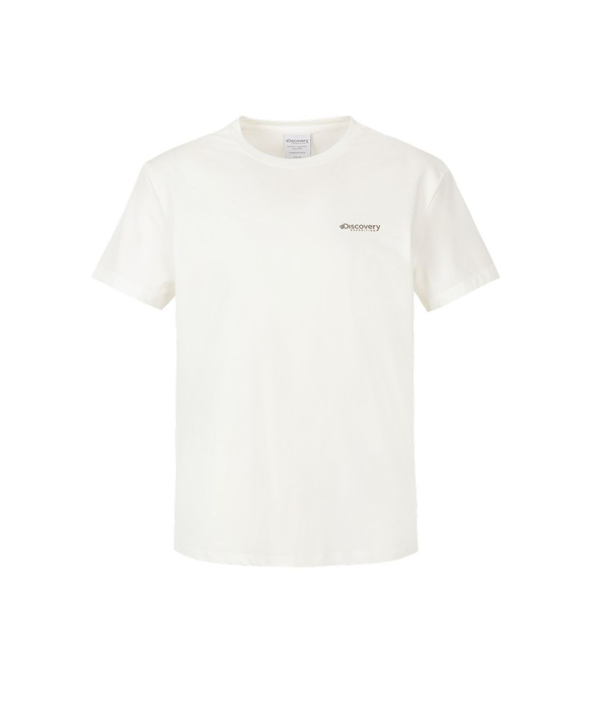 디스커버리 익스페디션(DISCOVERY EXPEDITION) 여성 로고포인트 러닝 티셔츠 (CREAM)