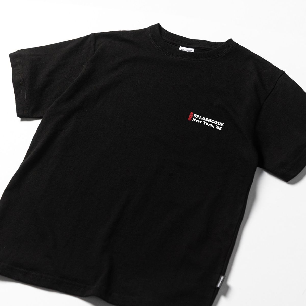스플래시코드 키즈(SPLASHCODE KIDS) 키즈 반팔 티셔츠 블랙 - 뉴욕 85(New York 85)