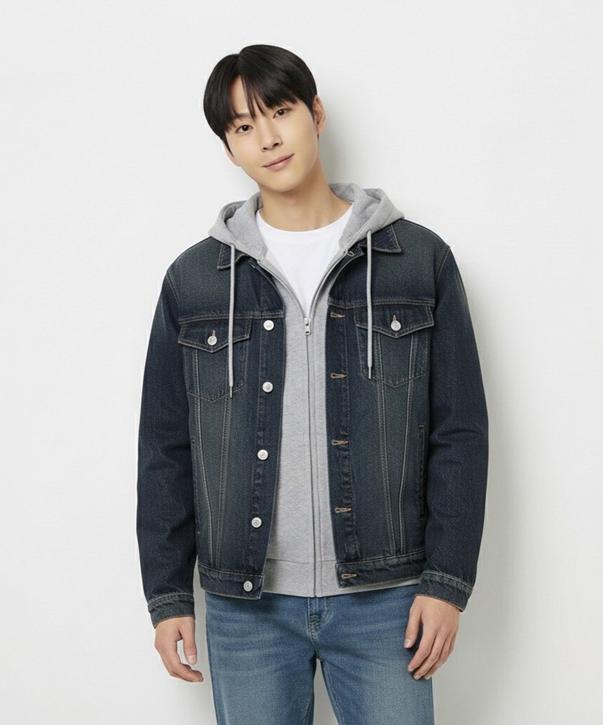 행텐(HANGTEN) 남성 데님 트러커 자켓_285(10570-011-401-10)