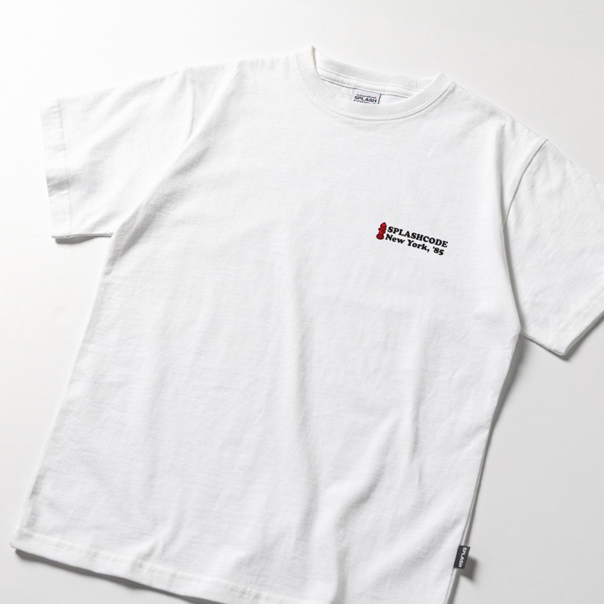 스플래시코드 키즈(SPLASHCODE KIDS) 키즈 반팔 티셔츠 화이트 - 뉴욕 85(New York 85)