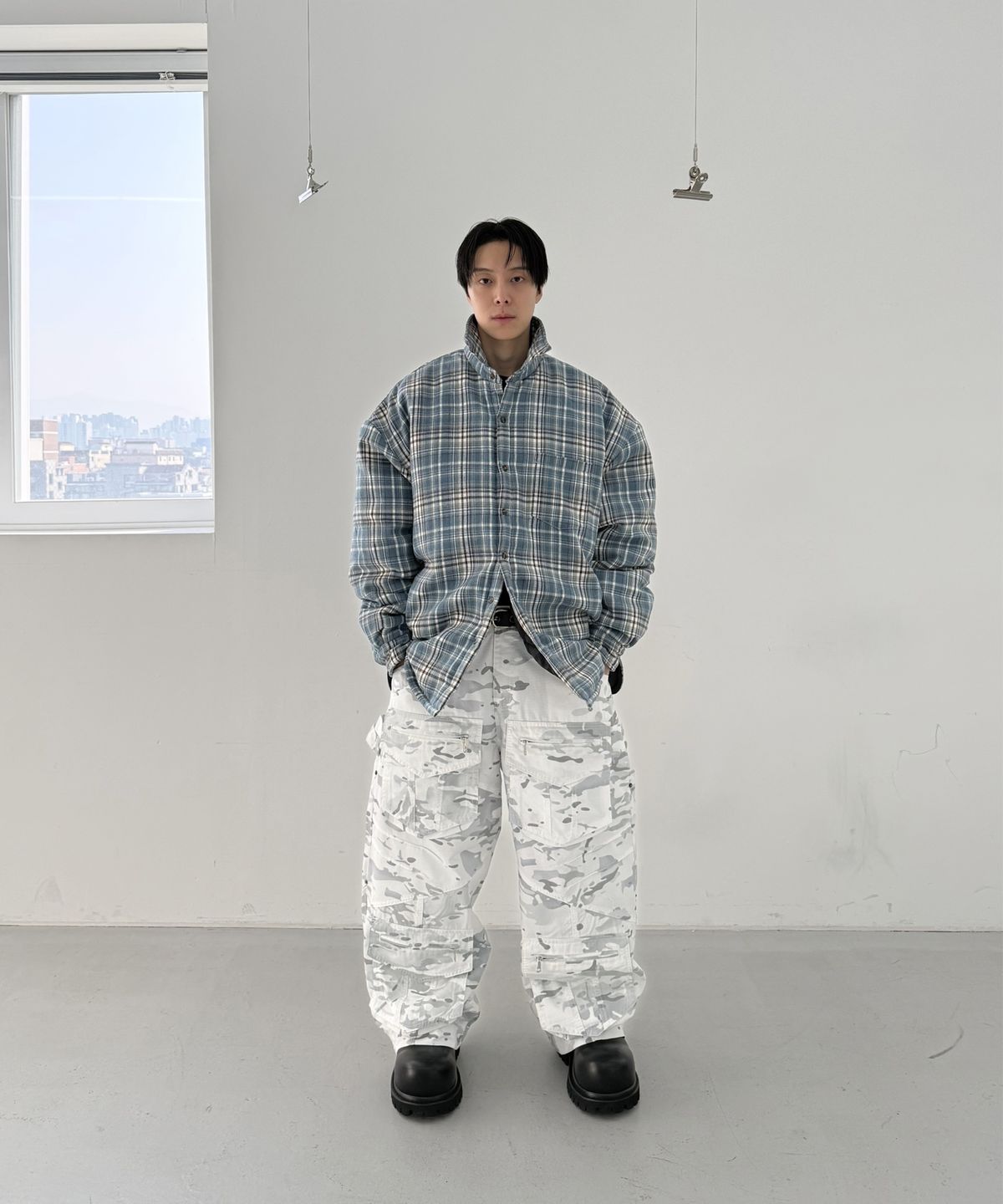 포스센스티브(FORCESENSITIVE) FST PADDED SHIRT (BLUE)