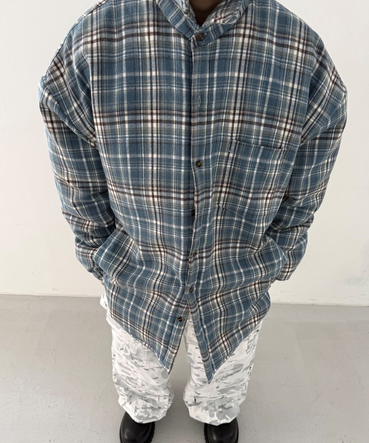 포스센스티브(FORCESENSITIVE) FST PADDED SHIRT (BLUE)