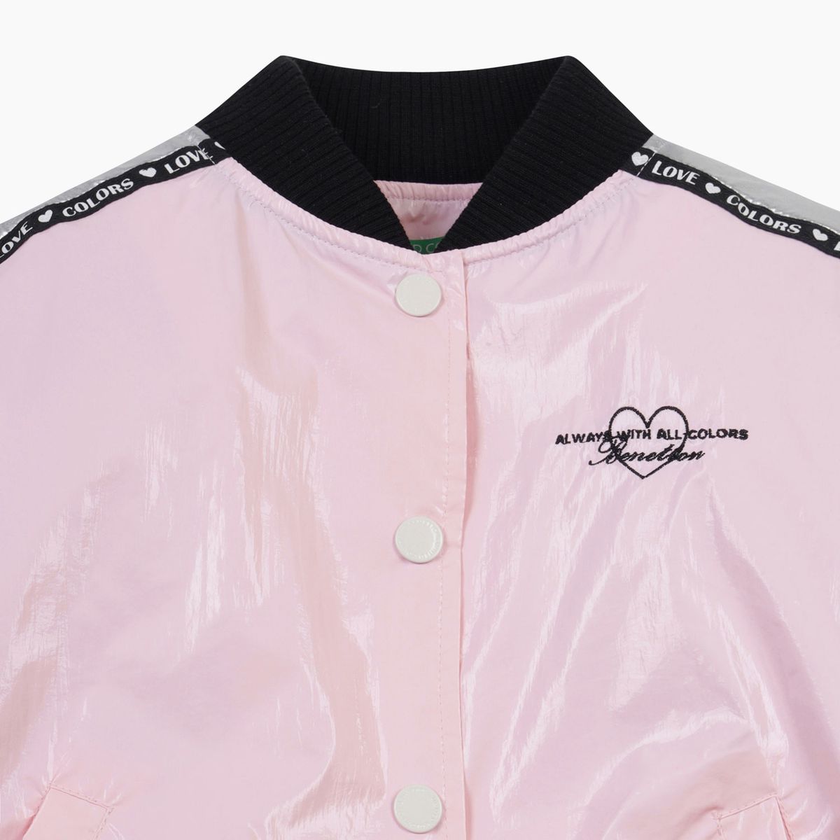 베네통키즈(BENETTONKIDS) 샤이니 블루종 점퍼_QAJP05611PK