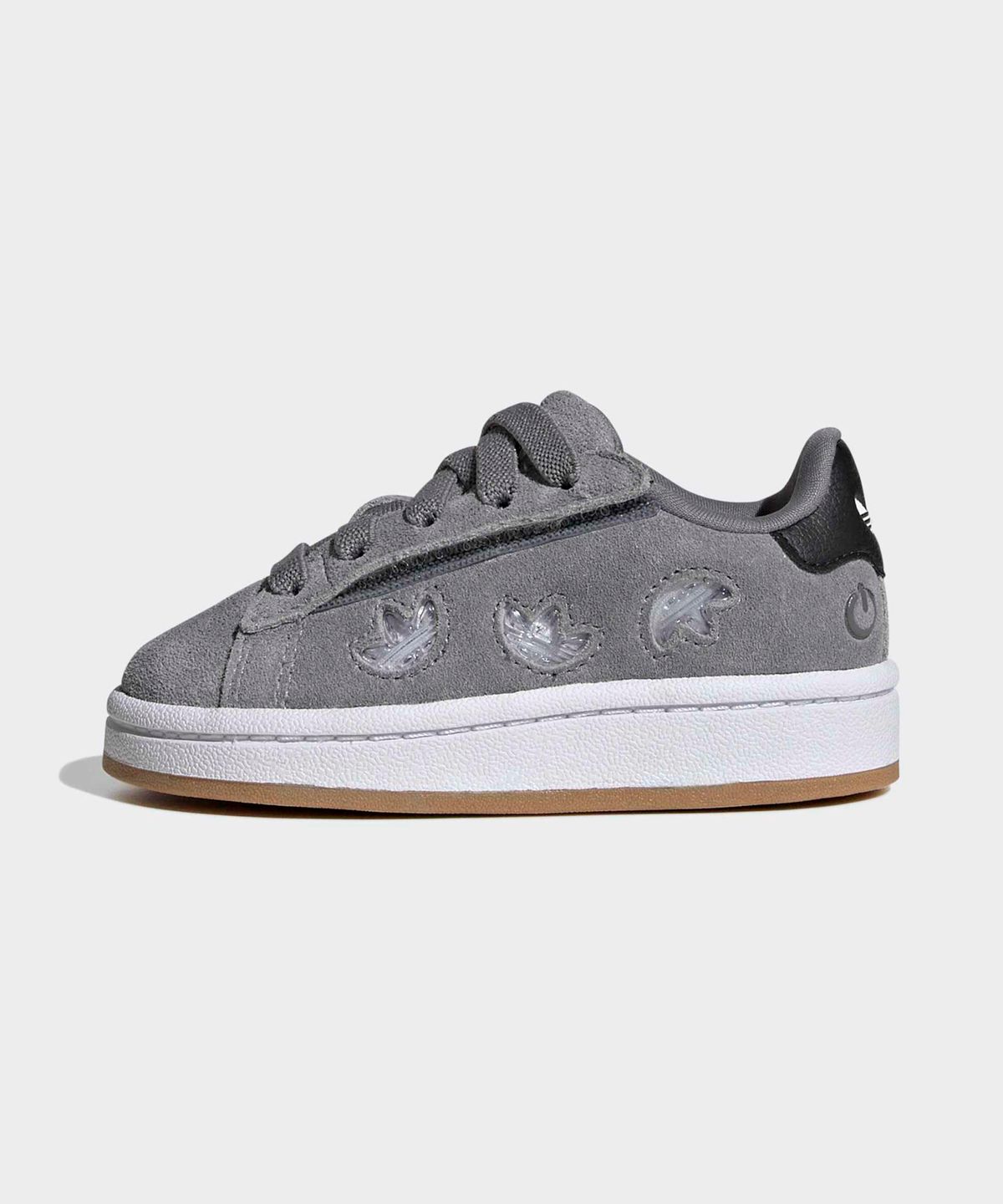 아디다스 키즈(ADIDAS KIDS) 캠퍼스 00s LED 라이츠 컴포트 클로저 엘라스틱레이스 토들러 - 그레이 / IH6384