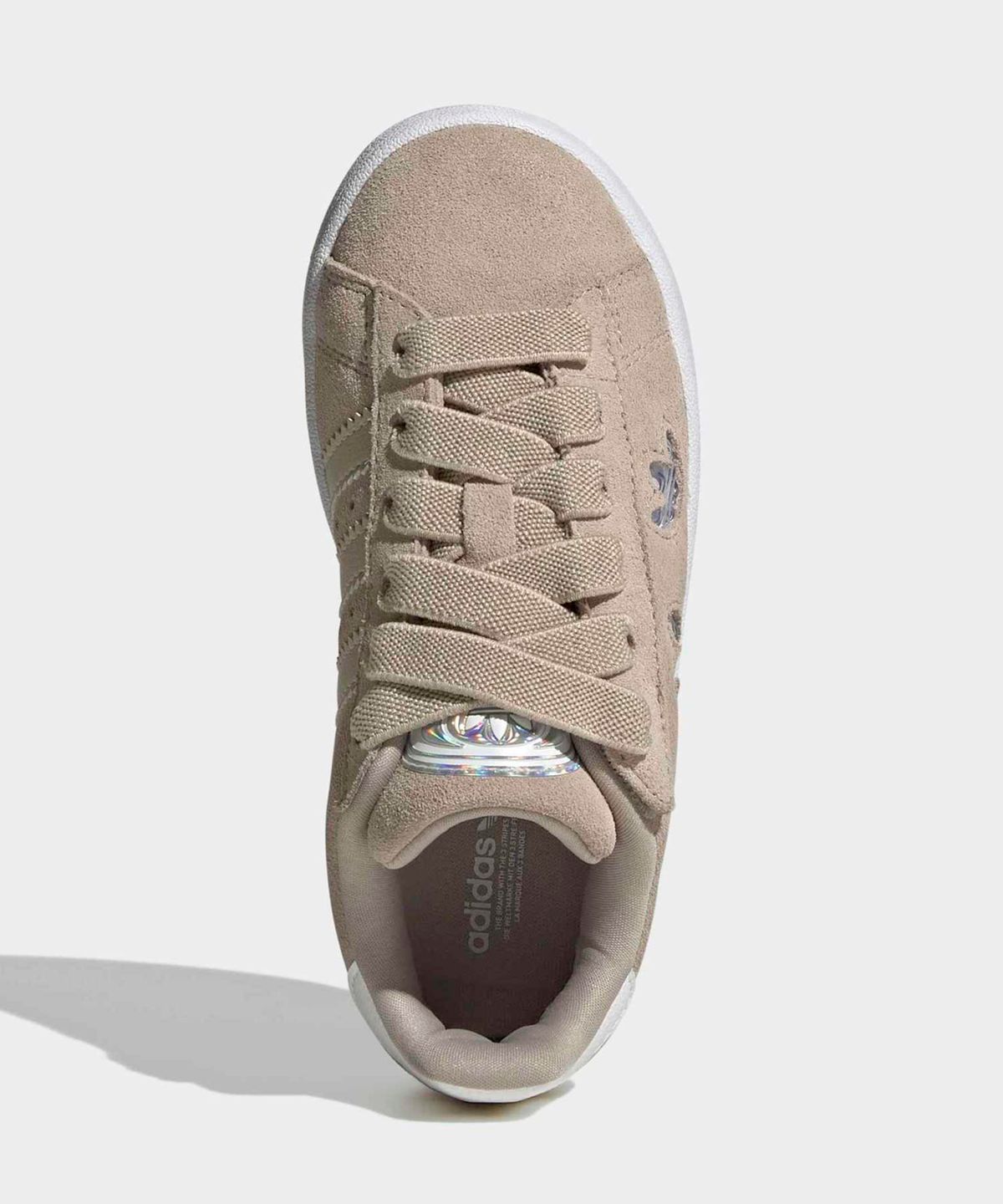 아디다스 키즈(ADIDAS KIDS) 캠퍼스 00s LED 라이츠 컴포트 클로저 엘라스틱레이스 키즈 - 베이지 / IH6383