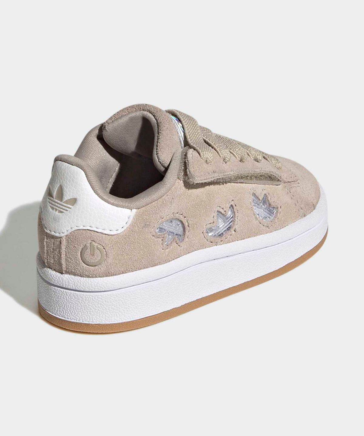 아디다스 키즈(ADIDAS KIDS) 캠퍼스 00s LED 라이츠 컴포트 클로저 엘라스틱레이스 토들러 - 베이지 / IH6385