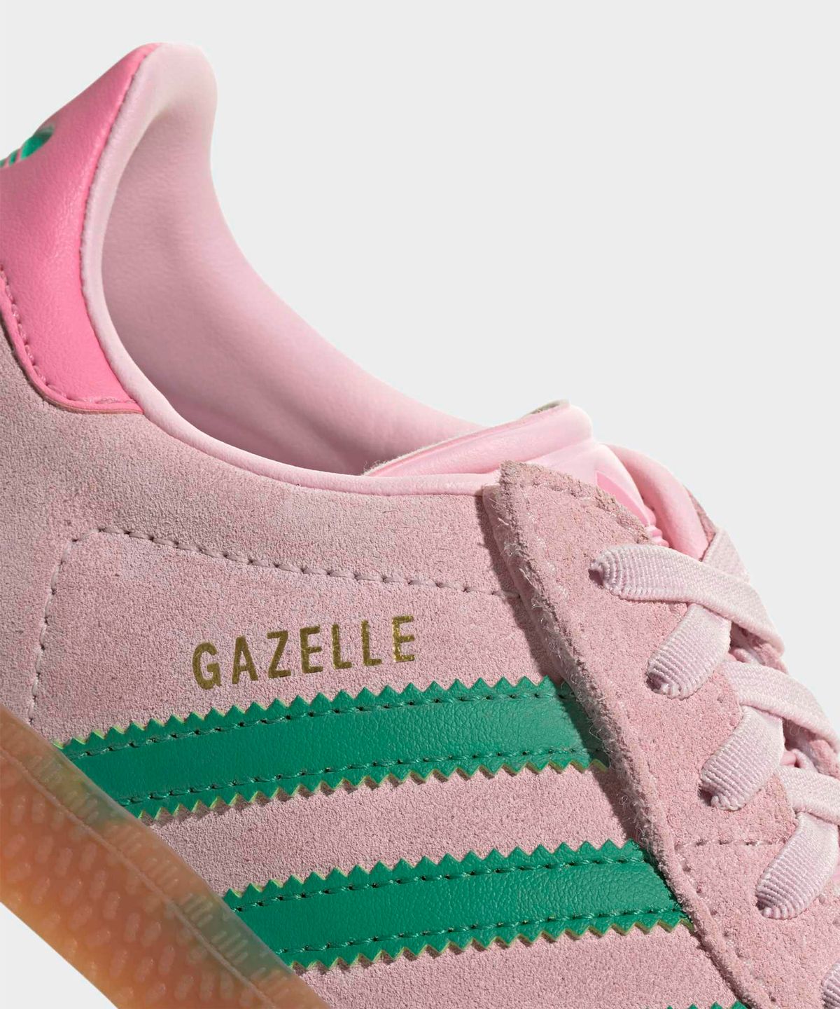 아디다스 키즈(ADIDAS KIDS) 가젤 컴포트 클로저 엘라스틱레이스 키즈 - 블리스핑크 / JQ7837