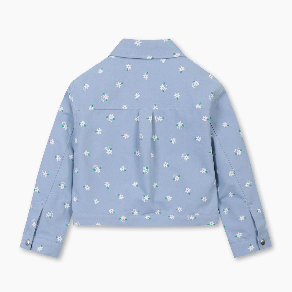 베네통키즈(BENETTONKIDS) 데이지 가든 해지 데님 자켓_QAJK01611BL