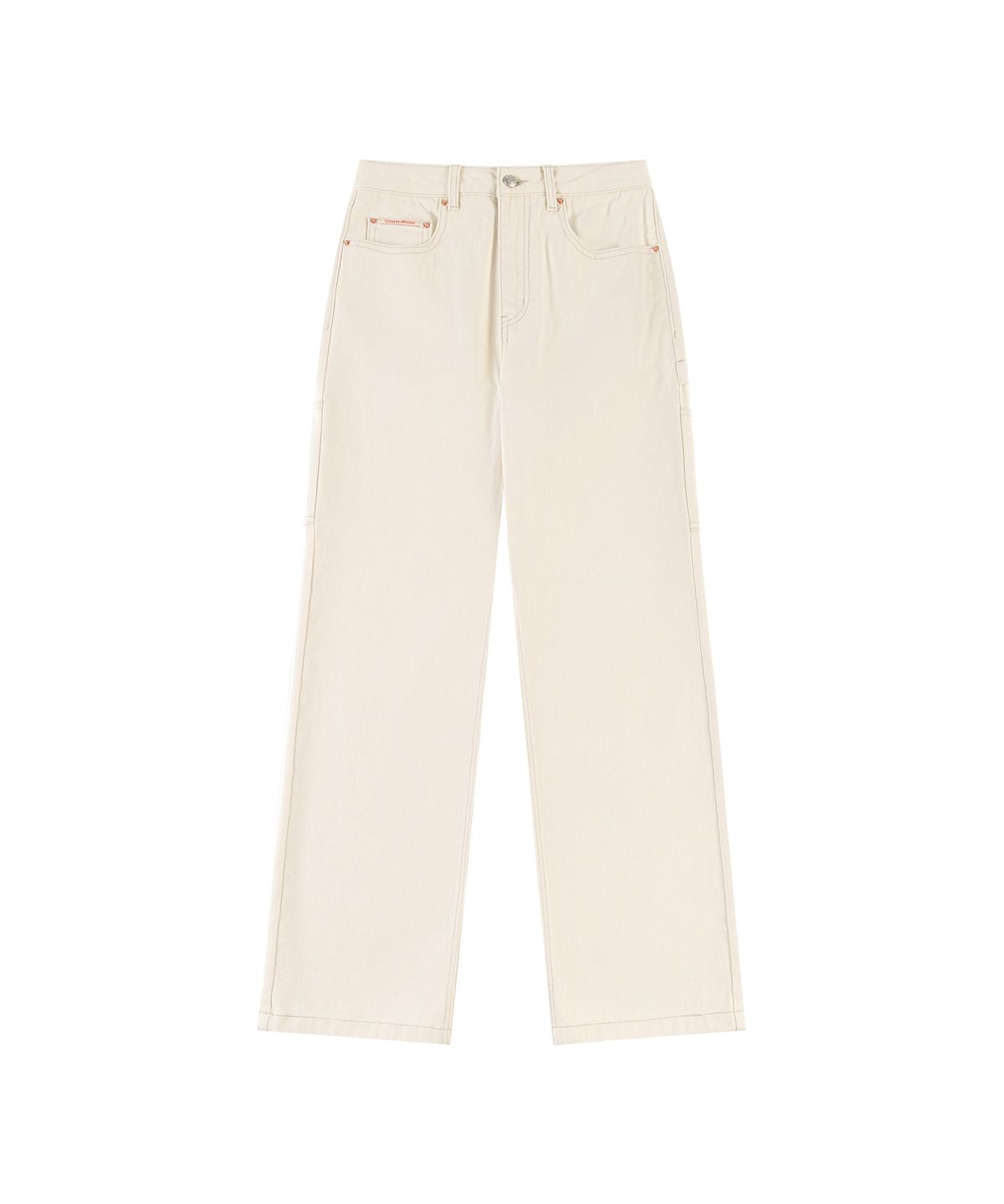 반원 아틀리에(VANONE ATELIER) P3279 워시드 워크 팬츠_Cream