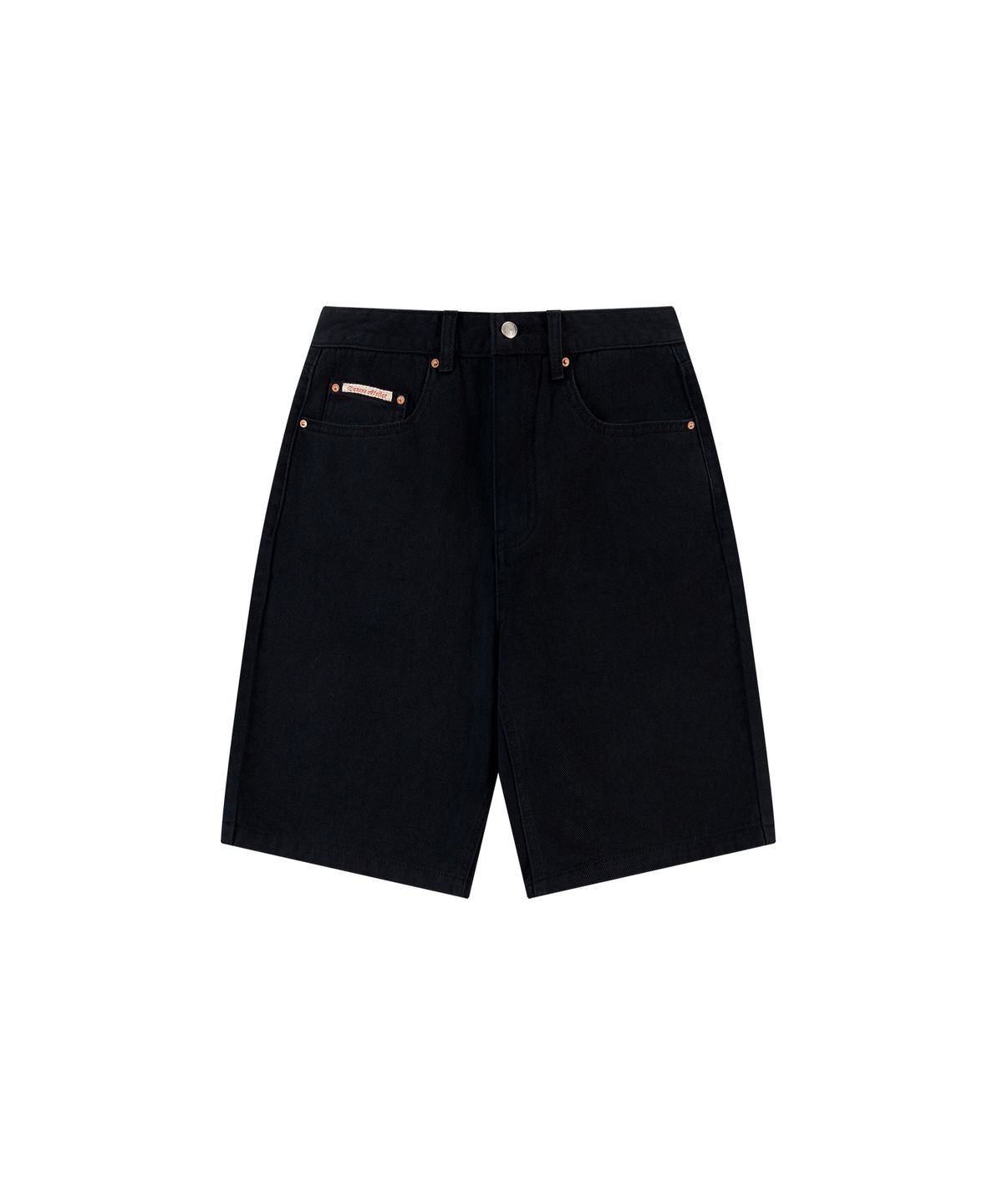 반원 아틀리에(VANONE ATELIER) P3281 워시드 버뮤다 팬츠_Black