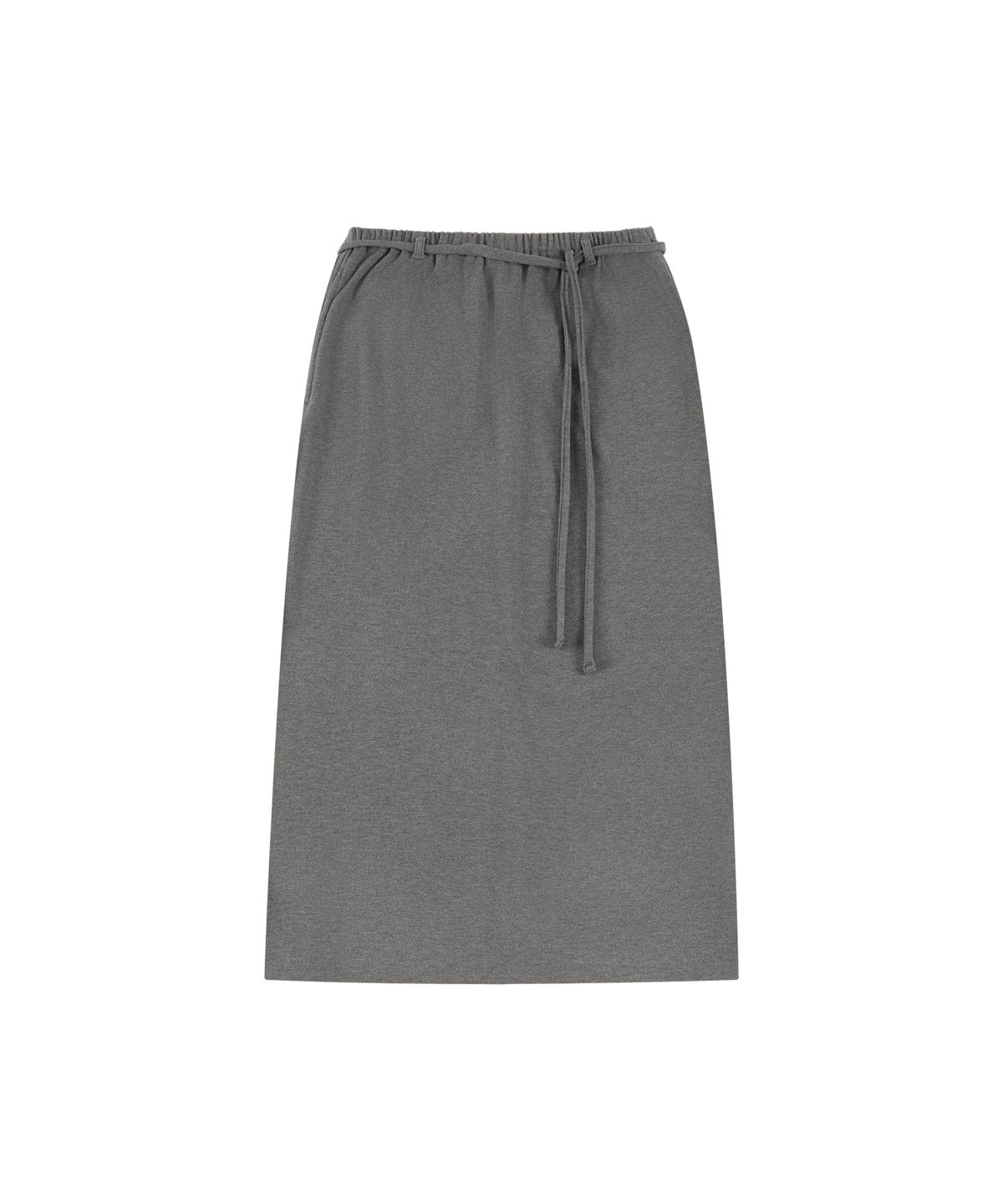 반원 아틀리에(VANONE ATELIER) P3293 플러피 미디 스커트_Melange gray