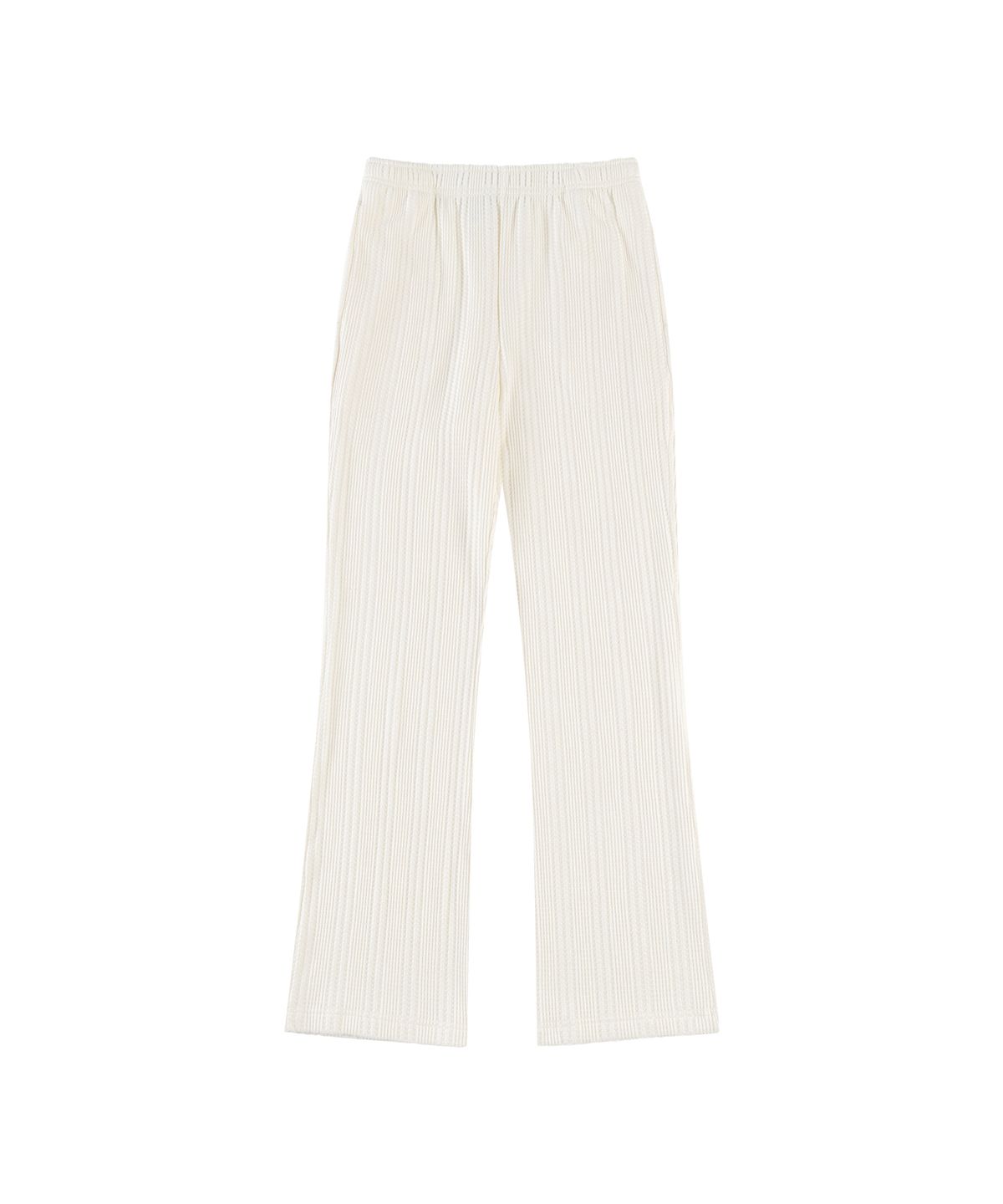 반원 아틀리에(VANONE ATELIER) P3297 와플 텍스처드 팬츠_White