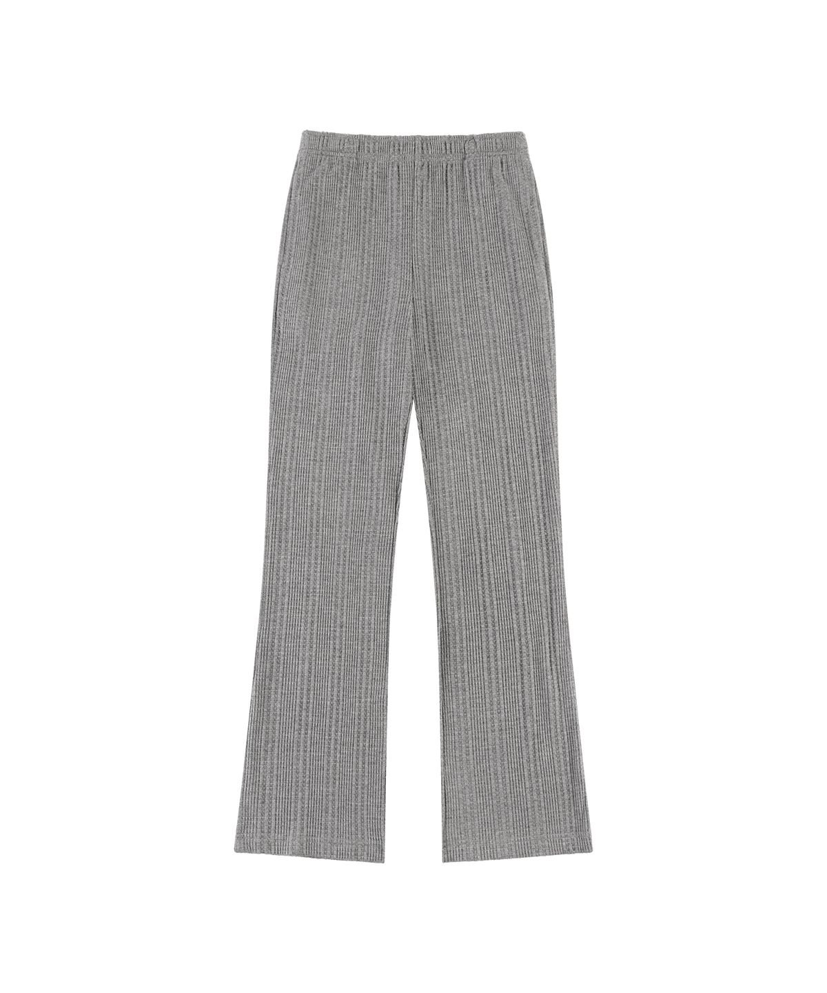반원 아틀리에(VANONE ATELIER) P3297 와플 텍스처드 팬츠_Melange gray