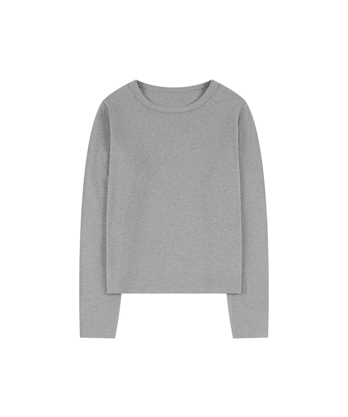 반원 아틀리에(VANONE ATELIER) A3562 플루이드 롱 슬리브_Melange gray