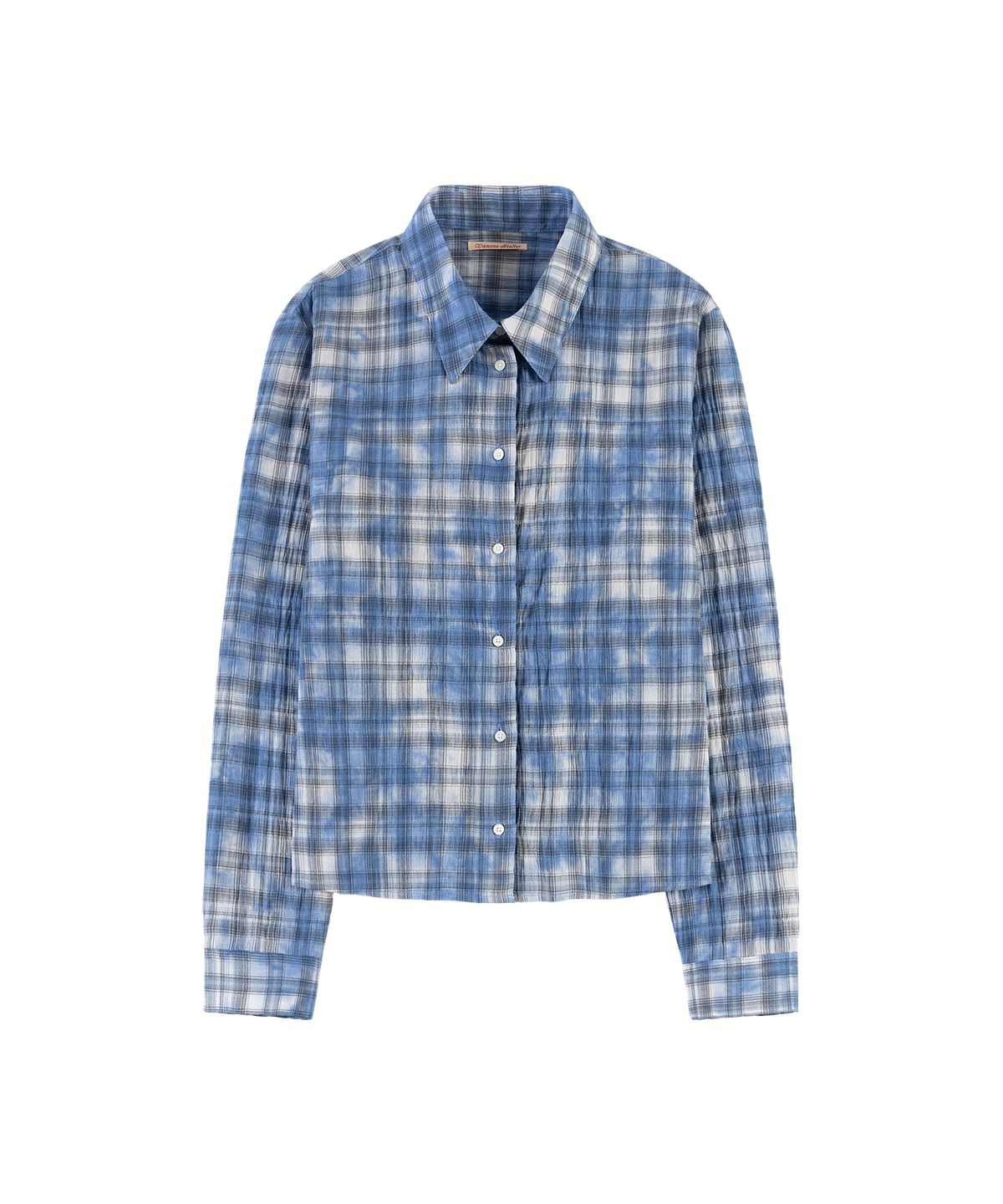 반원 아틀리에(VANONE ATELIER) A3564 워시드 체크 셔츠