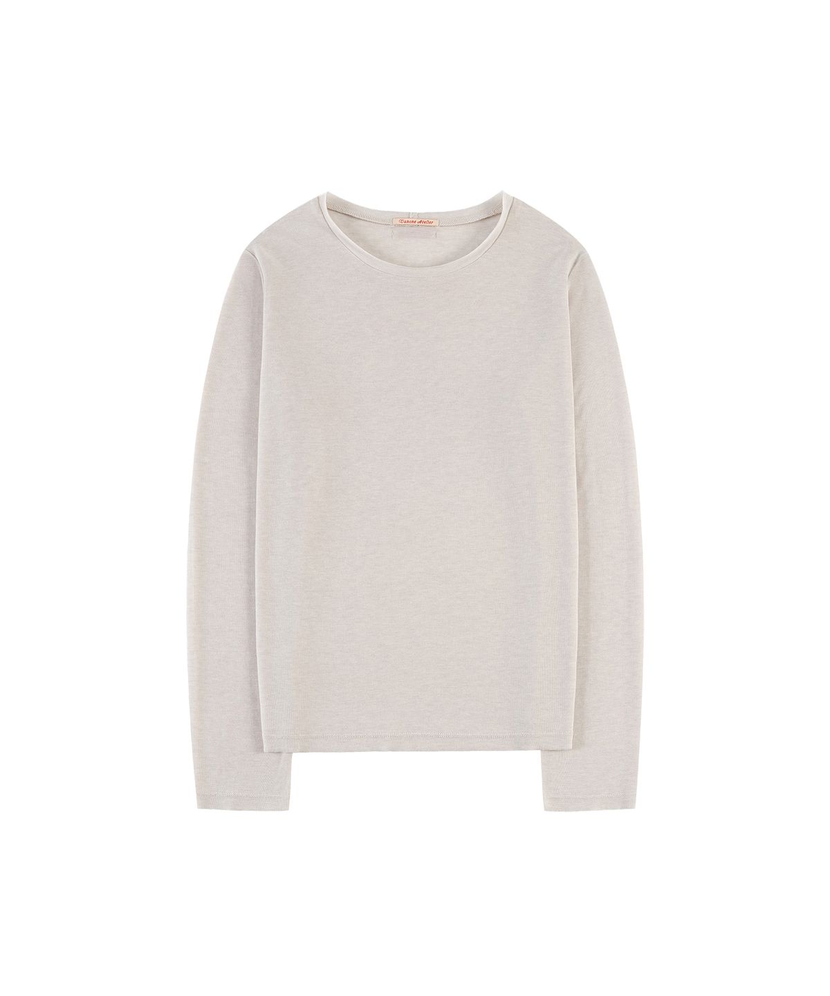 반원 아틀리에(VANONE ATELIER) A3565 울 블렌디드 롱 슬리브_Light beige