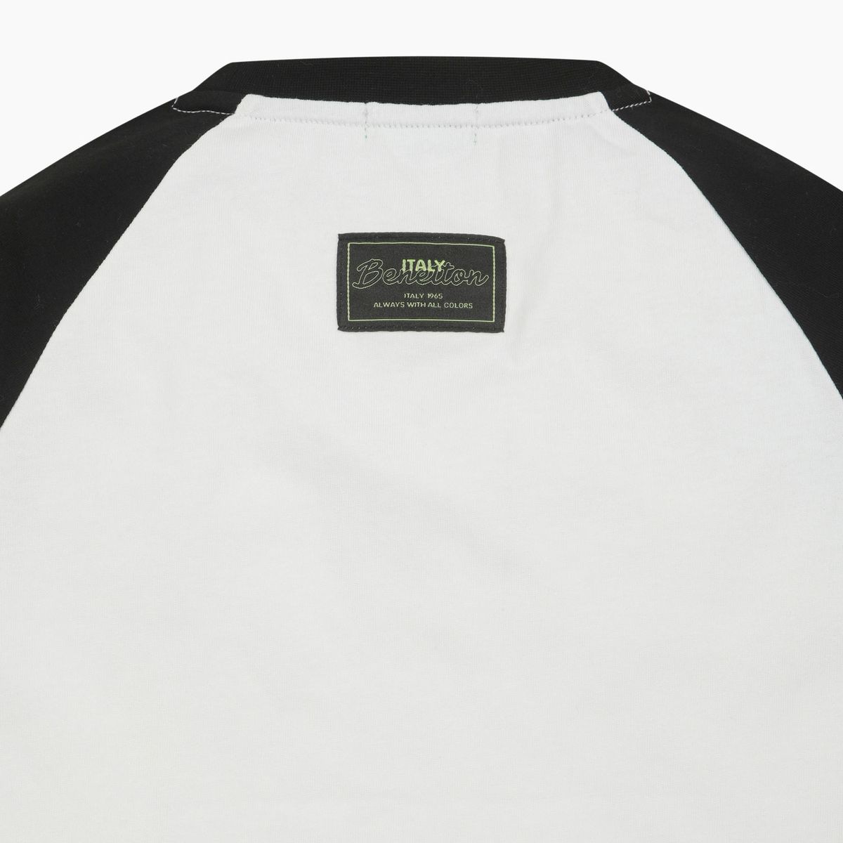 베네통키즈(BENETTONKIDS) 5부 래글런 티셔츠_QATS12611IV