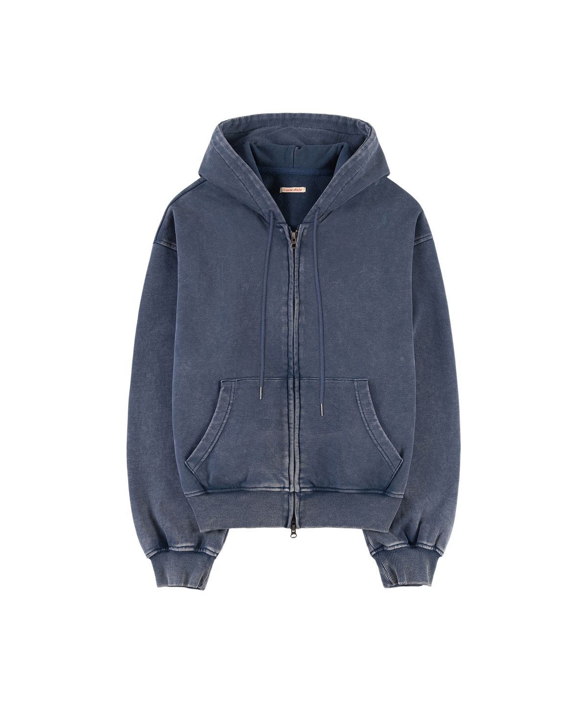 반원 아틀리에(VANONE ATELIER) A3572 워시드 후드 집업_Navy