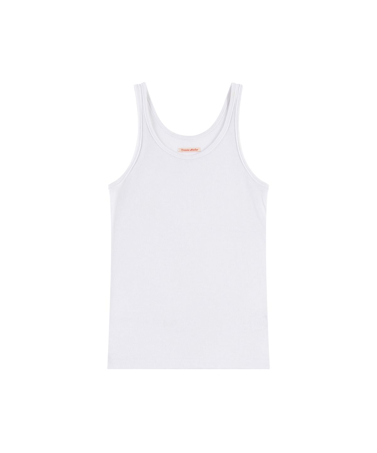 반원 아틀리에(VANONE ATELIER) A3580 에어리 슬리브리스_White