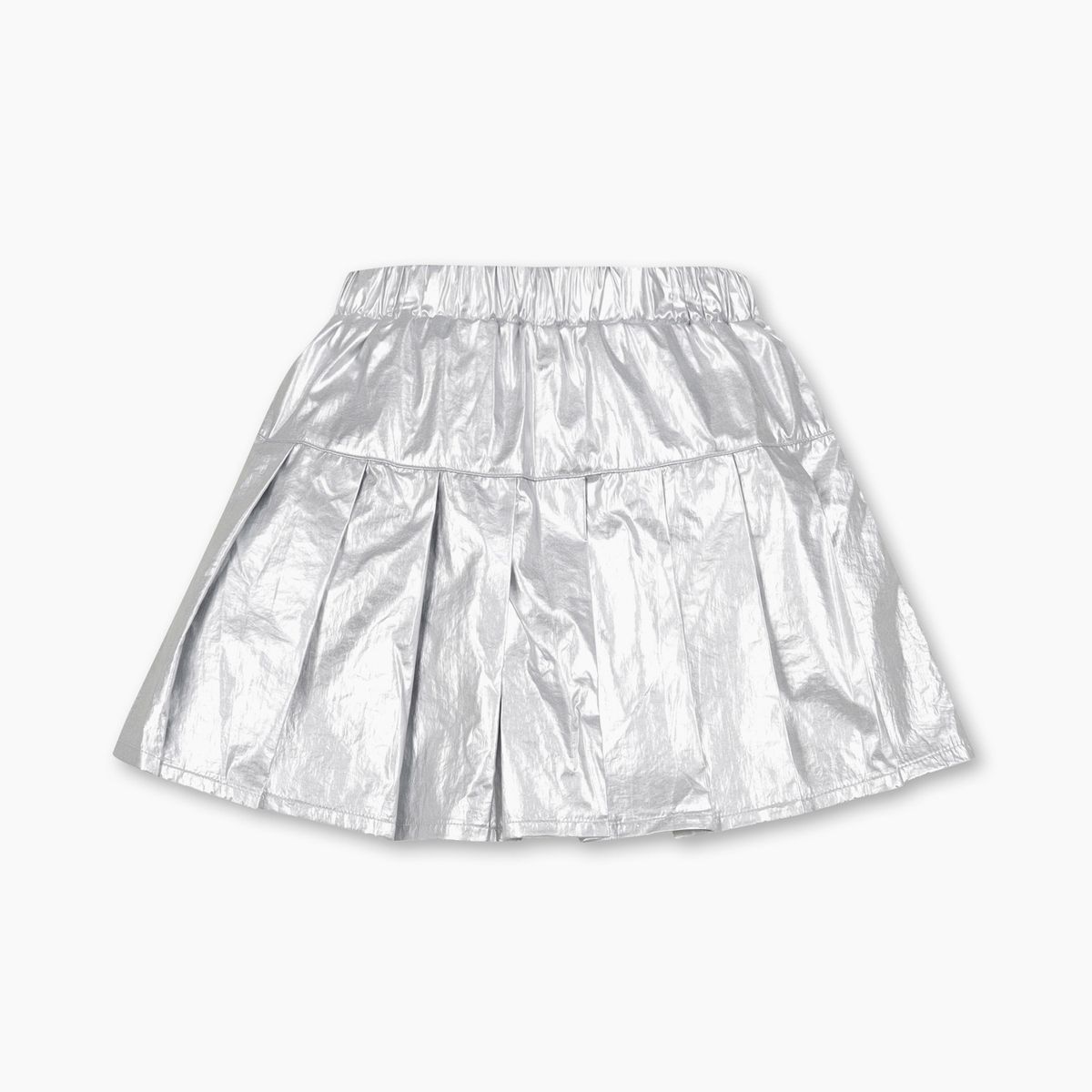 베네통키즈(BENETTONKIDS) 실버 요크 플리츠 스커트_QASK08611SI