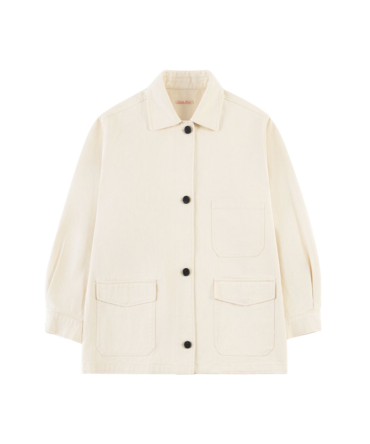 반원 아틀리에(VANONE ATELIER) O3763 워시드 워크 재킷_Ivory