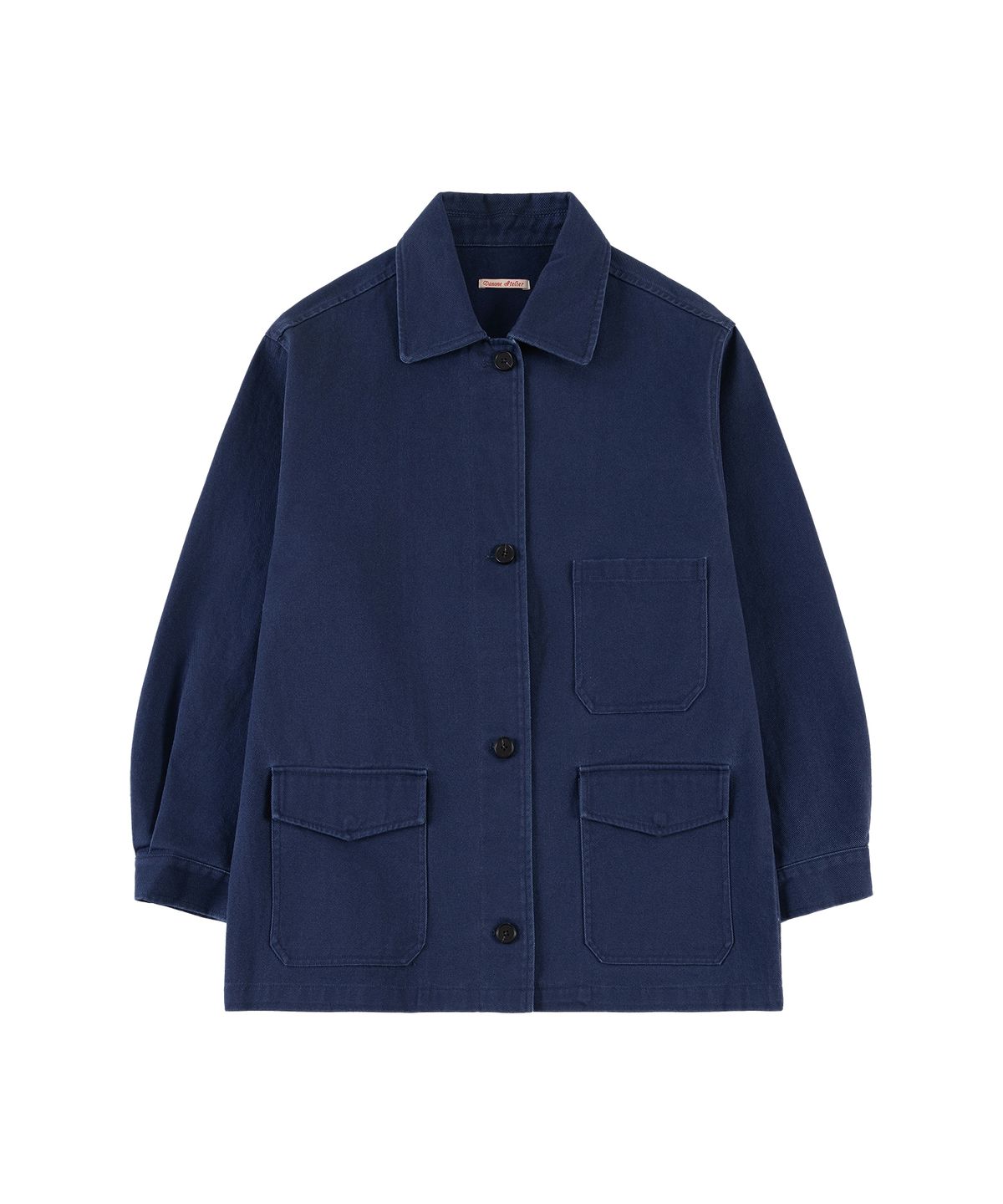 반원 아틀리에(VANONE ATELIER) O3763 워시드 워크 재킷_Navy
