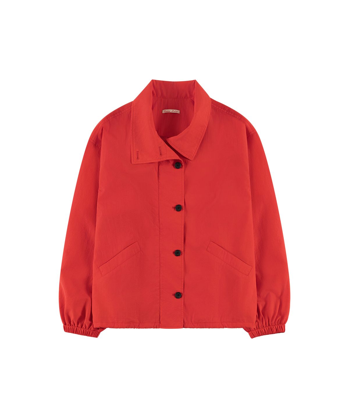 반원 아틀리에(VANONE ATELIER) O3767 하이넥 윈드브레이커_Red