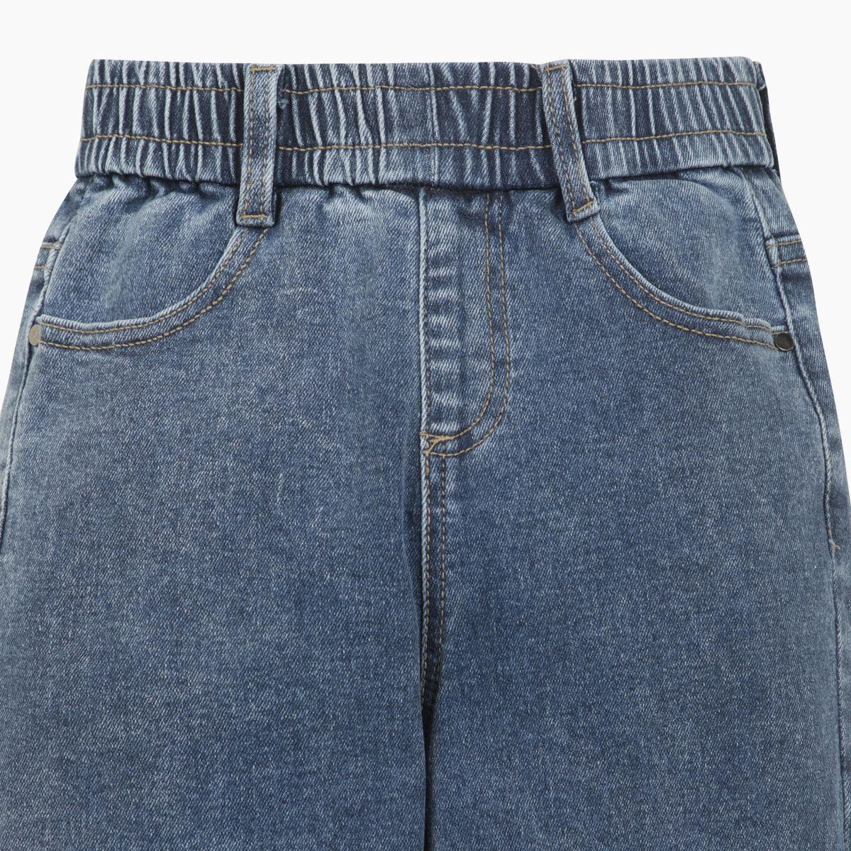 베네통키즈(BENETTONKIDS) 워싱 데님 팬츠_QADP12611NY
