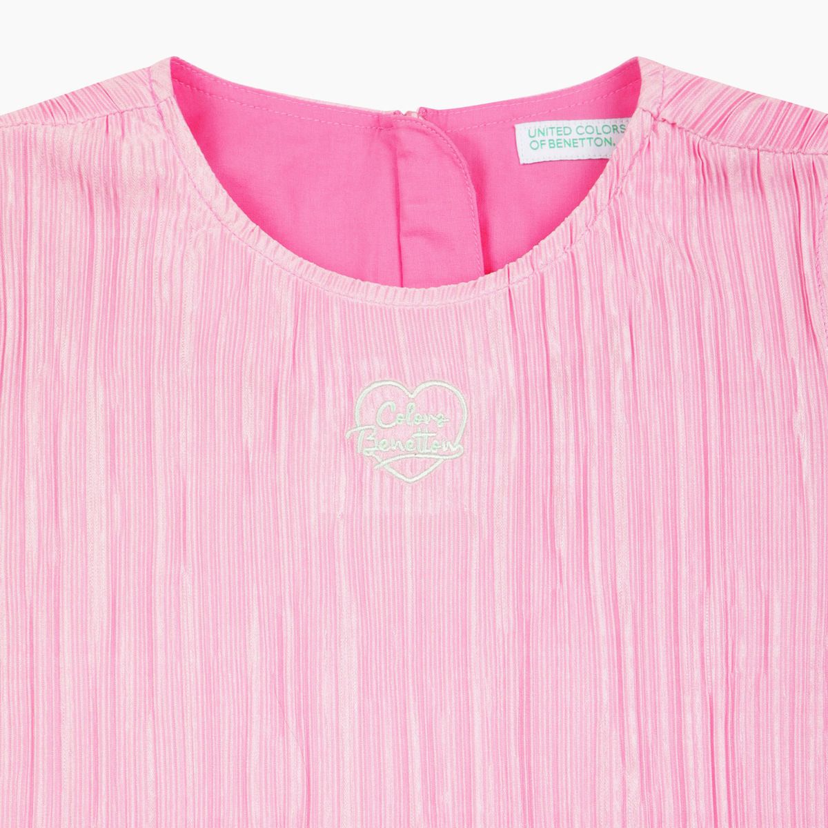 베네통키즈(BENETTONKIDS) 보드레 플레어 블라우스_QAWS04631PK