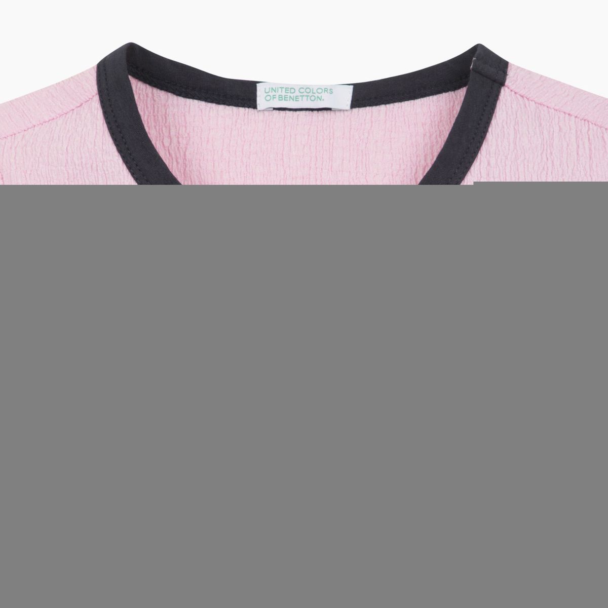 베네통키즈(BENETTONKIDS) 주름지 플레어 원피스_QAOP22631PK
