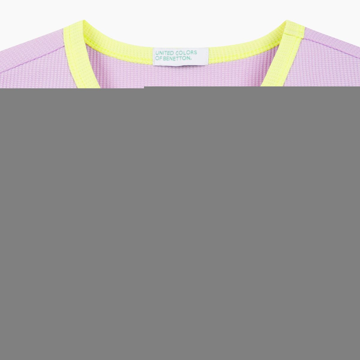 베네통키즈(BENETTONKIDS) 와플 플레어 원피스_QAOP19631LV