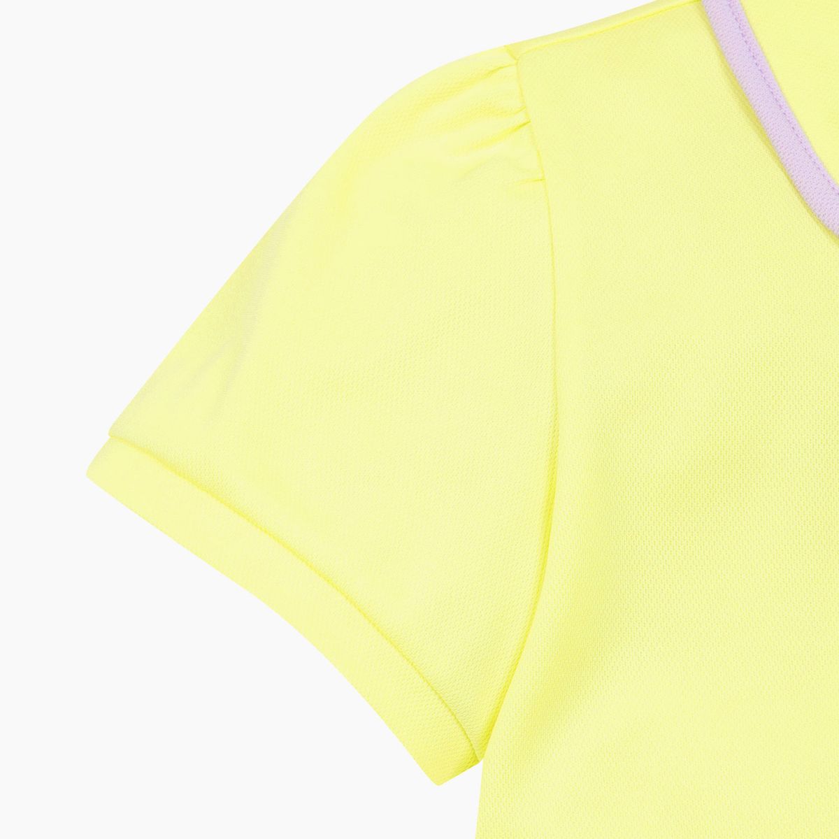 베네통키즈(BENETTONKIDS) 컬러팝 피케 플리츠 원피스_QAOP18631YE