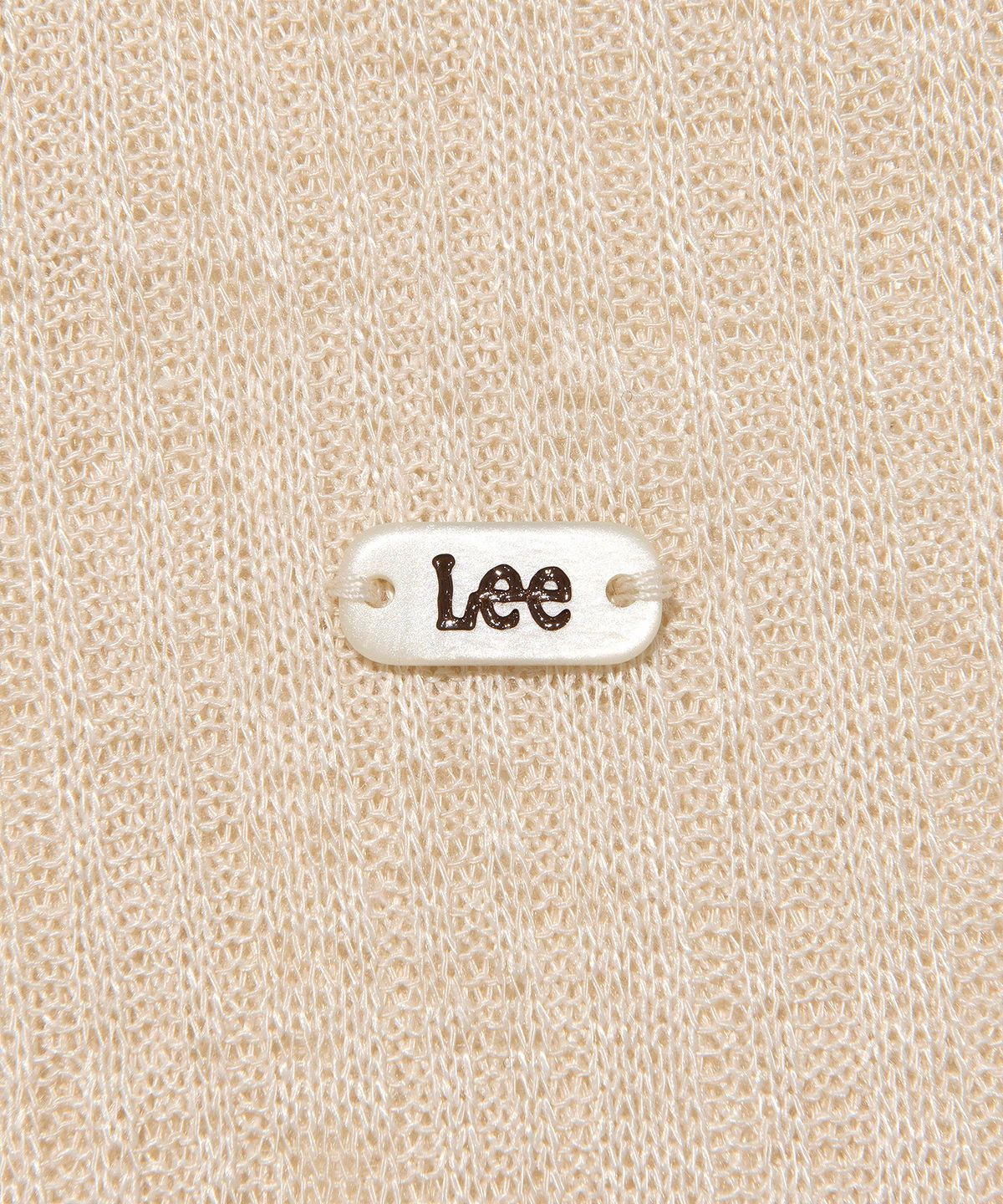 리(LEE) 우먼 후드 긴팔 티셔츠 베이지