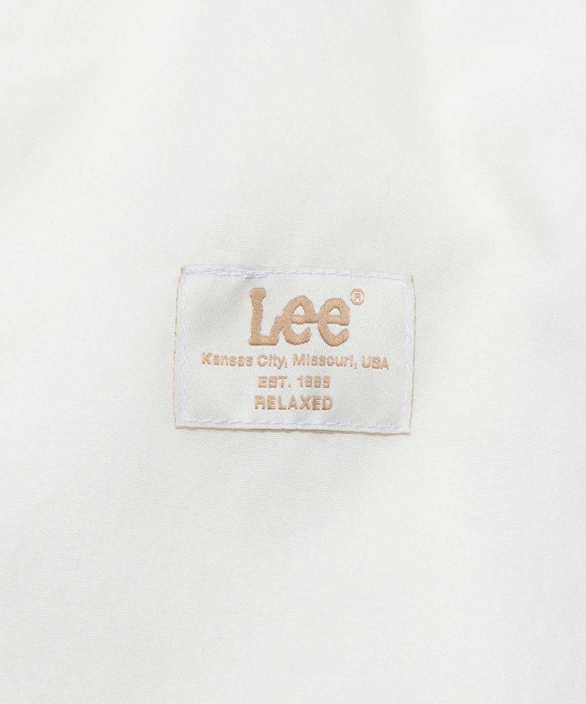 리(LEE) 우먼 플라워 펀칭 팬츠 화이트