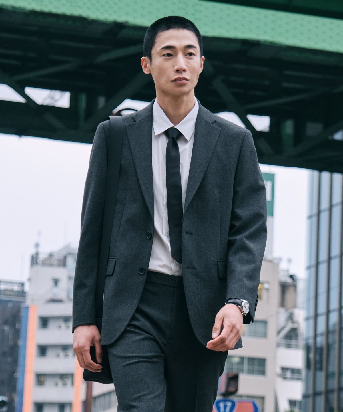 에스티코(STCO) [사계절]사방스판 에센셜 셋업 세트_그레이 (릴렉스핏)_SEJWZ72SET