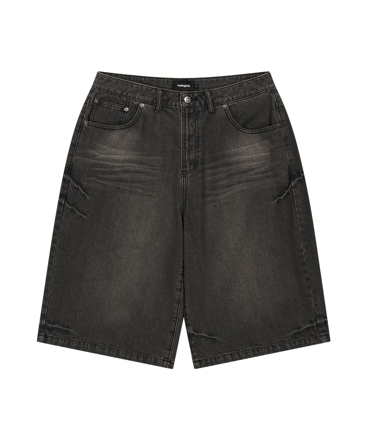 마하그리드(MAHAGRID) BERMUDA DOMINGO DENIM SHORT BLACK(MG2GMMD112A)