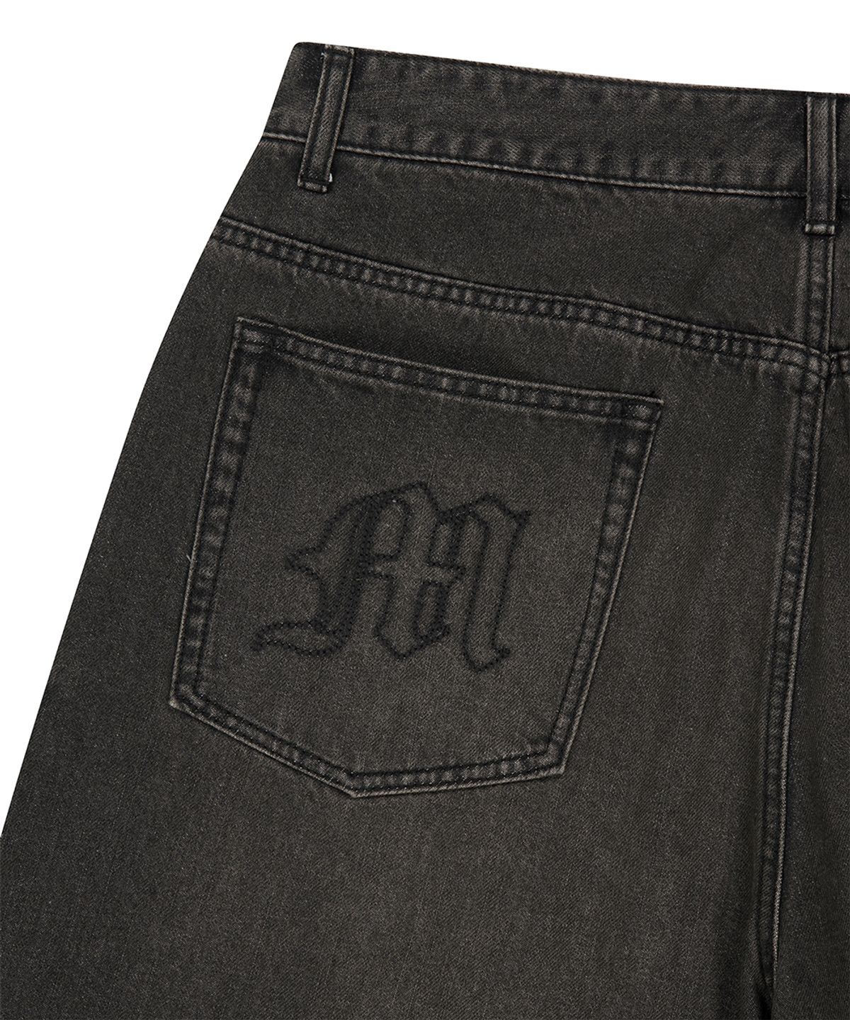 마하그리드(MAHAGRID) BERMUDA DOMINGO DENIM SHORT BLACK(MG2GMMD112A)