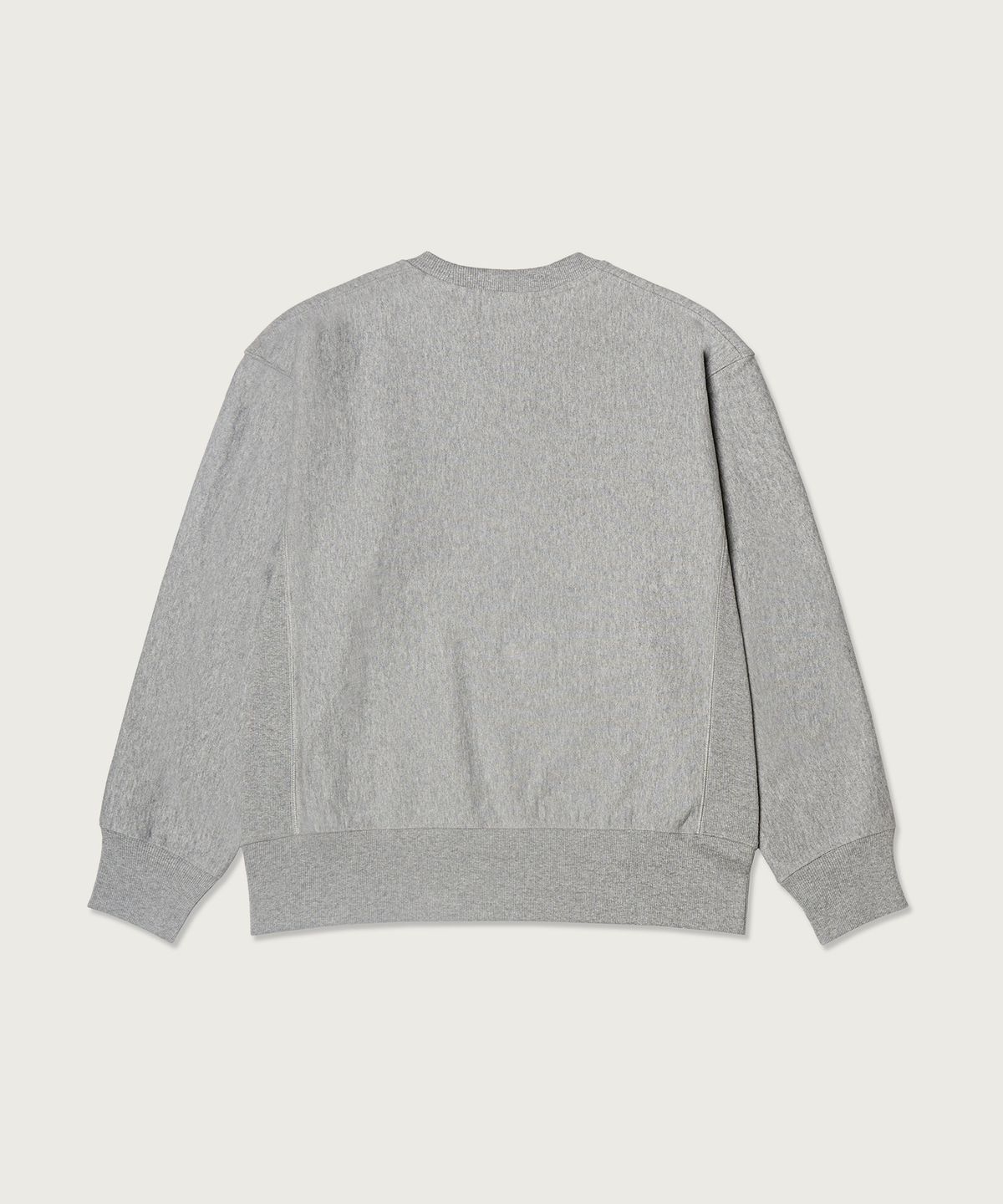 챔피온(CHAMPION) 헤리티지 리버스위브 루즈핏 워싱 스웨트셔츠 Grey