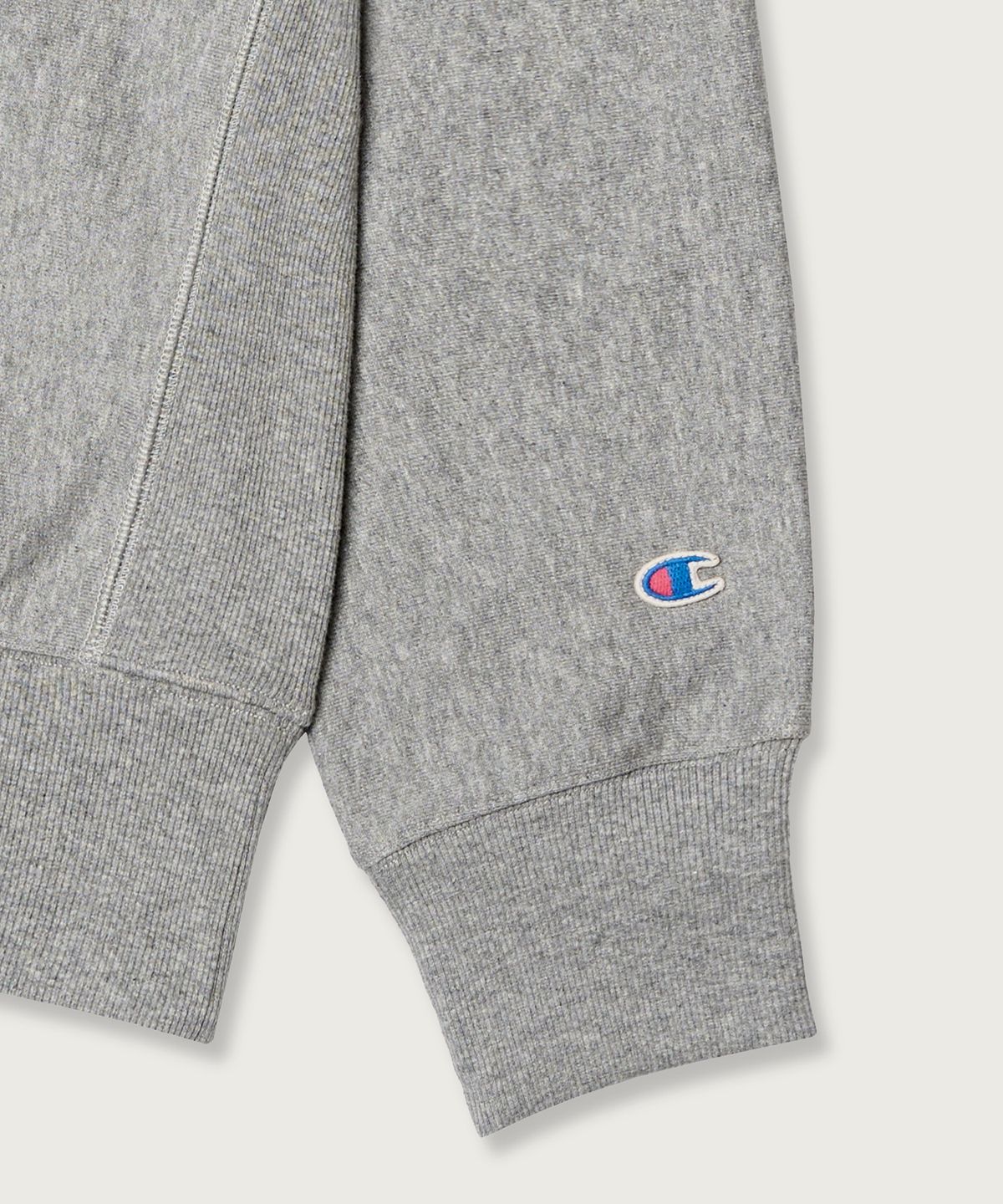 챔피온(CHAMPION) 헤리티지 리버스위브 루즈핏 워싱 후드 티셔츠 Grey