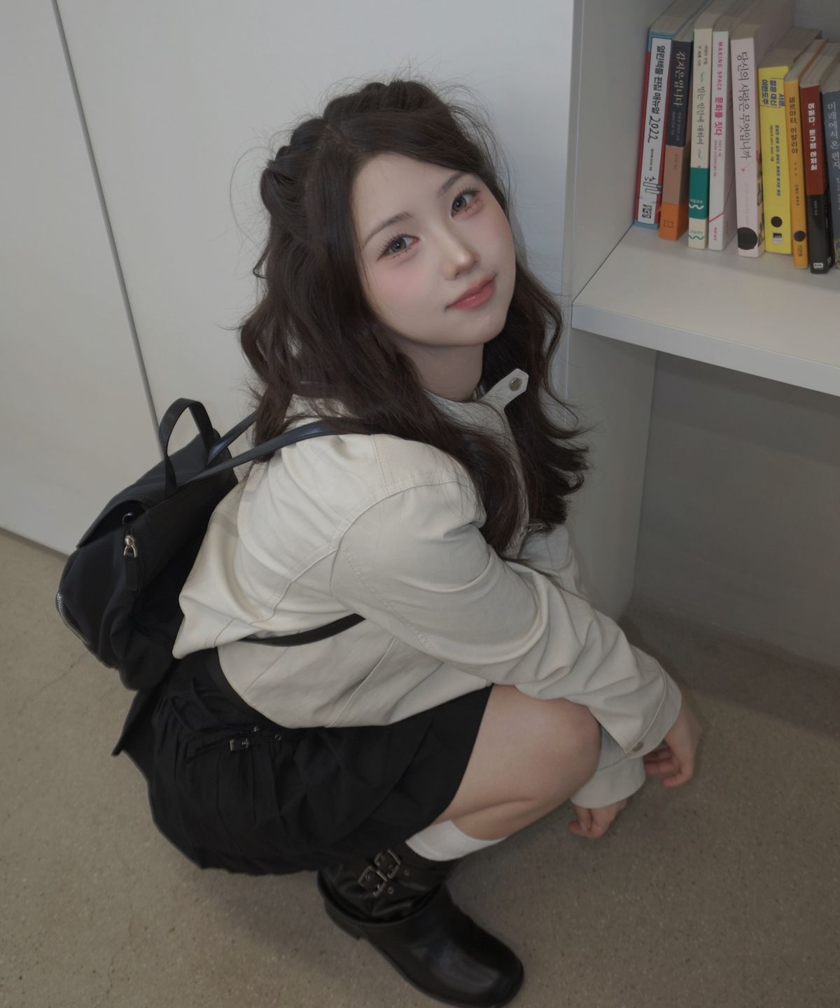 미쏘(MIXXO) 프릴 레이어드 원피스_MIWOWG309C