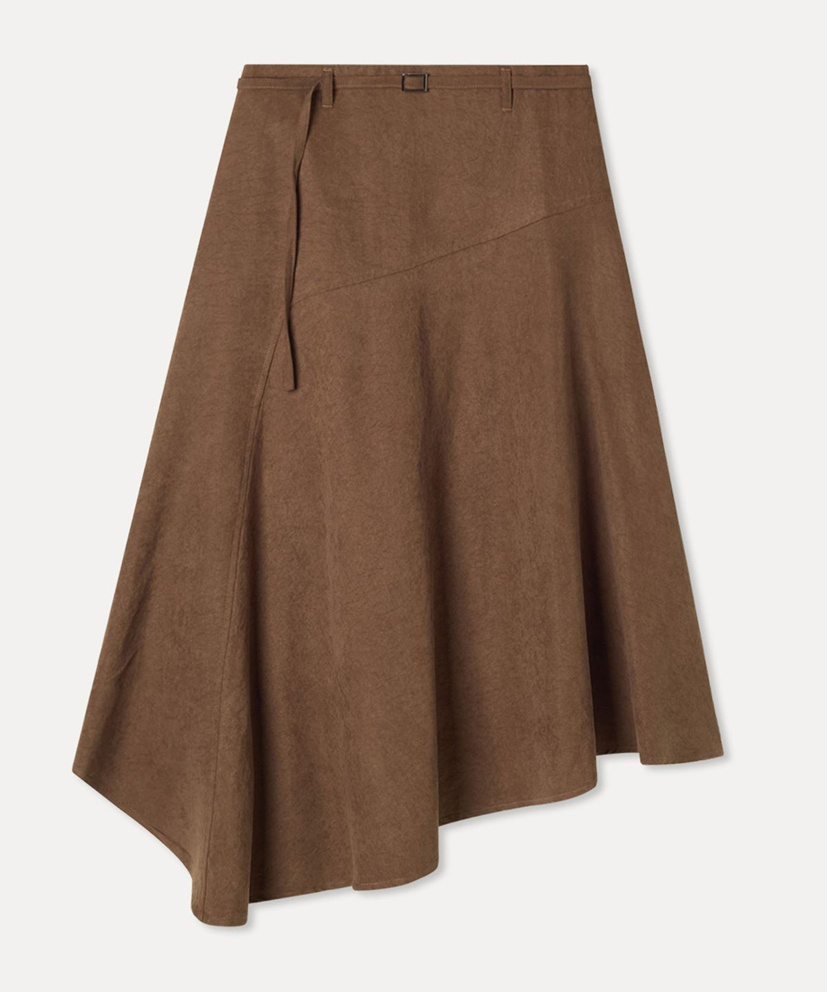 미쏘(MIXXO) 언발 미디 스커트_MIWWHG316B