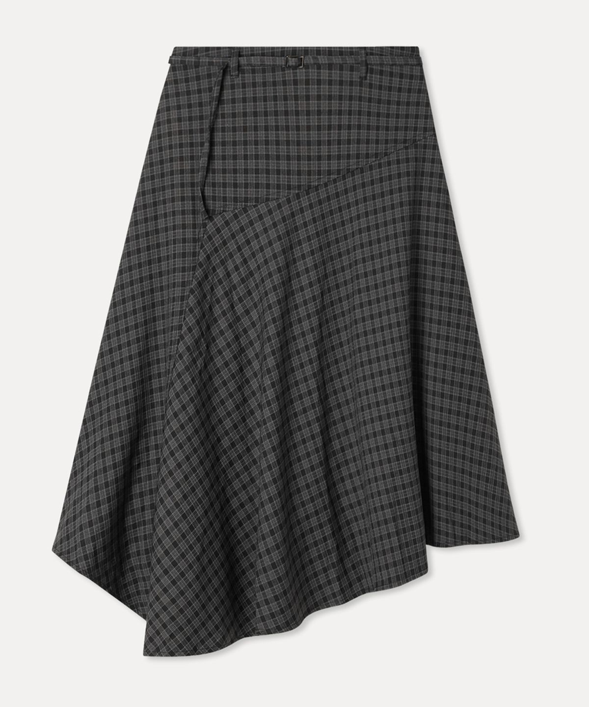 미쏘(MIXXO) 언발 미디 스커트_MIWWHG316B