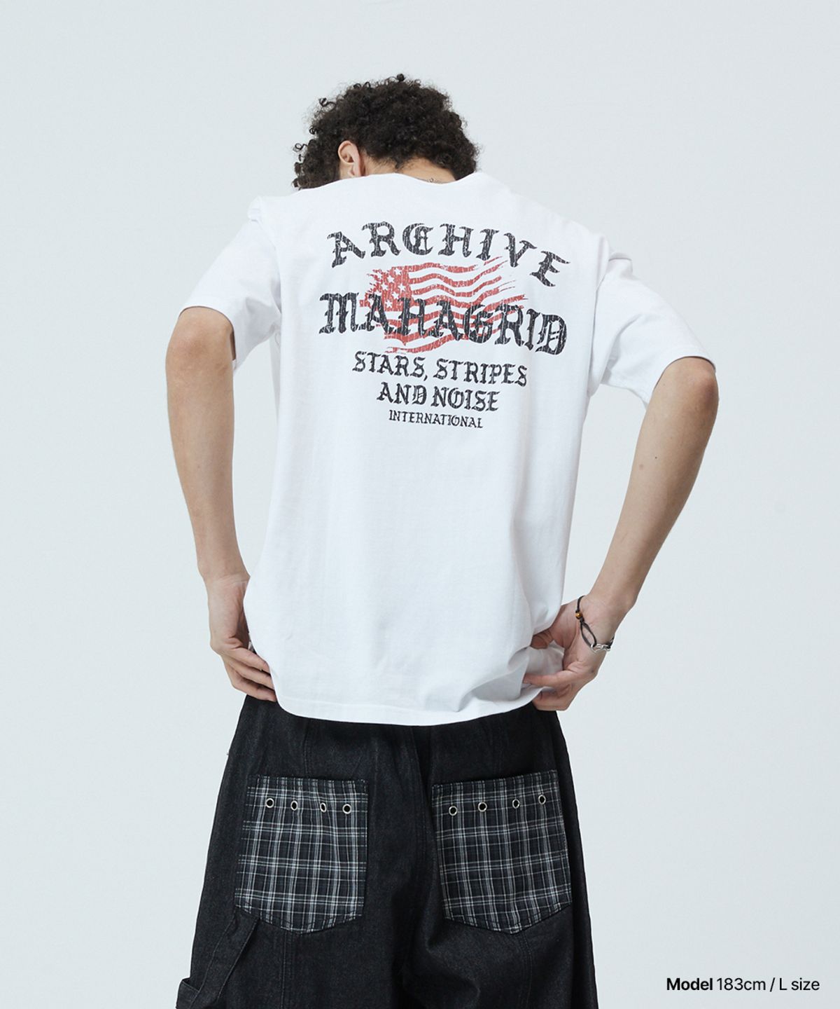 마하그리드(MAHAGRID) FLAG ARCHIVE TEE WHITE(MG2GMMT526A)