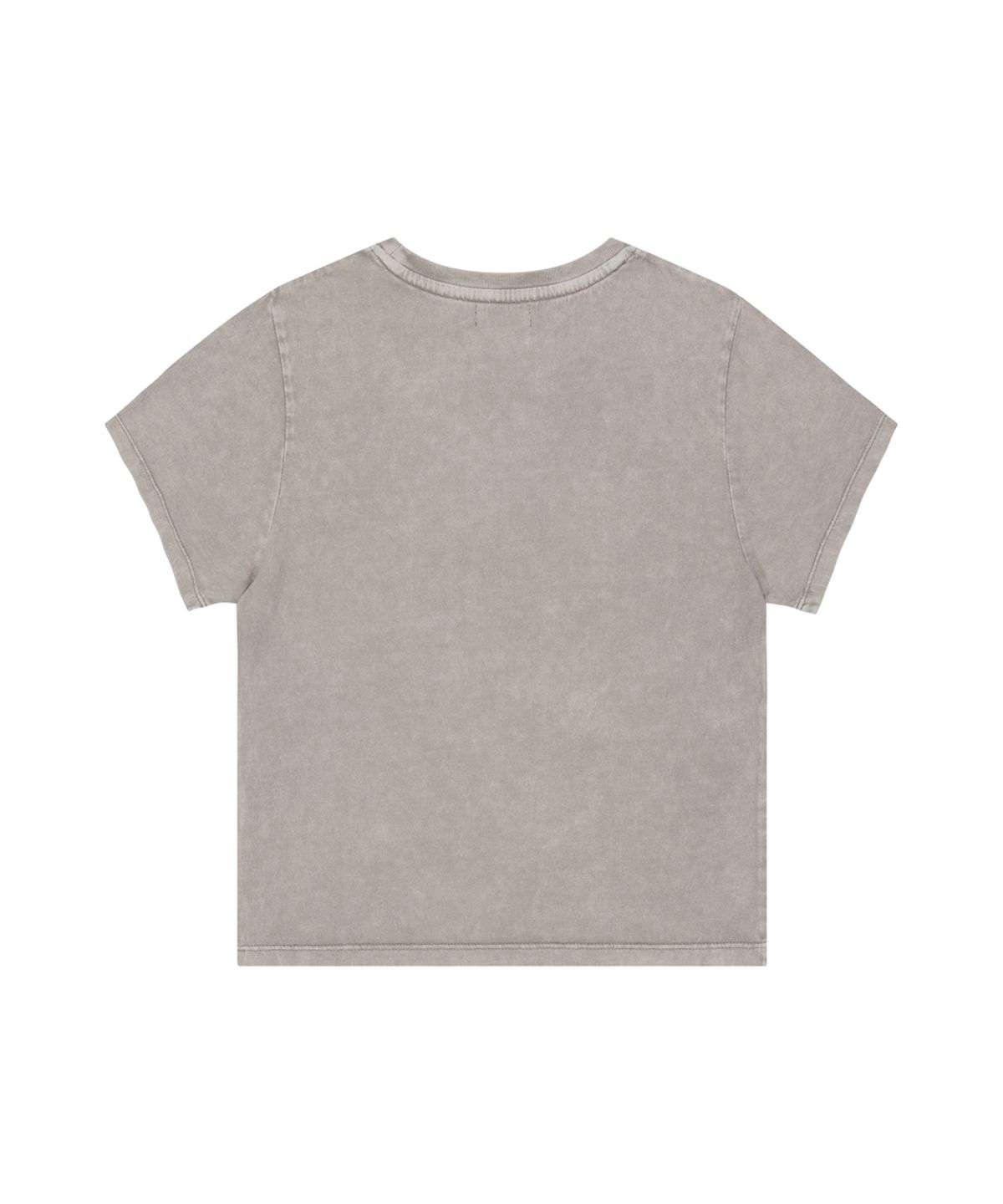 마하그리드(MAHAGRID) WASHED FLAG CROP TEE BEIGE(MG2GMFT541A)